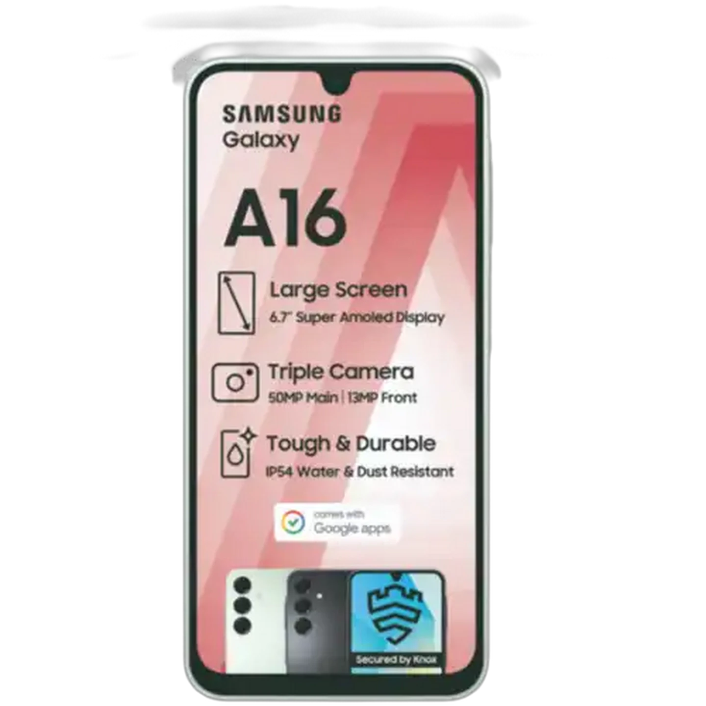 Image of Samsung Galaxy A16 Green Smartphone