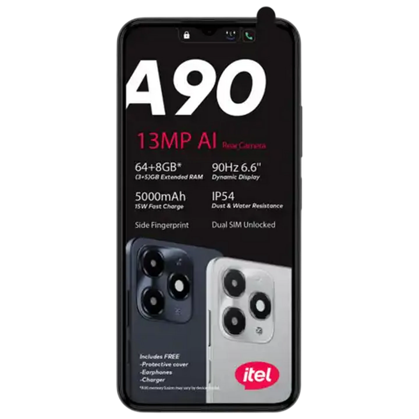 Image of Itel A90S Titanium Mobule Handset (Network Locked)