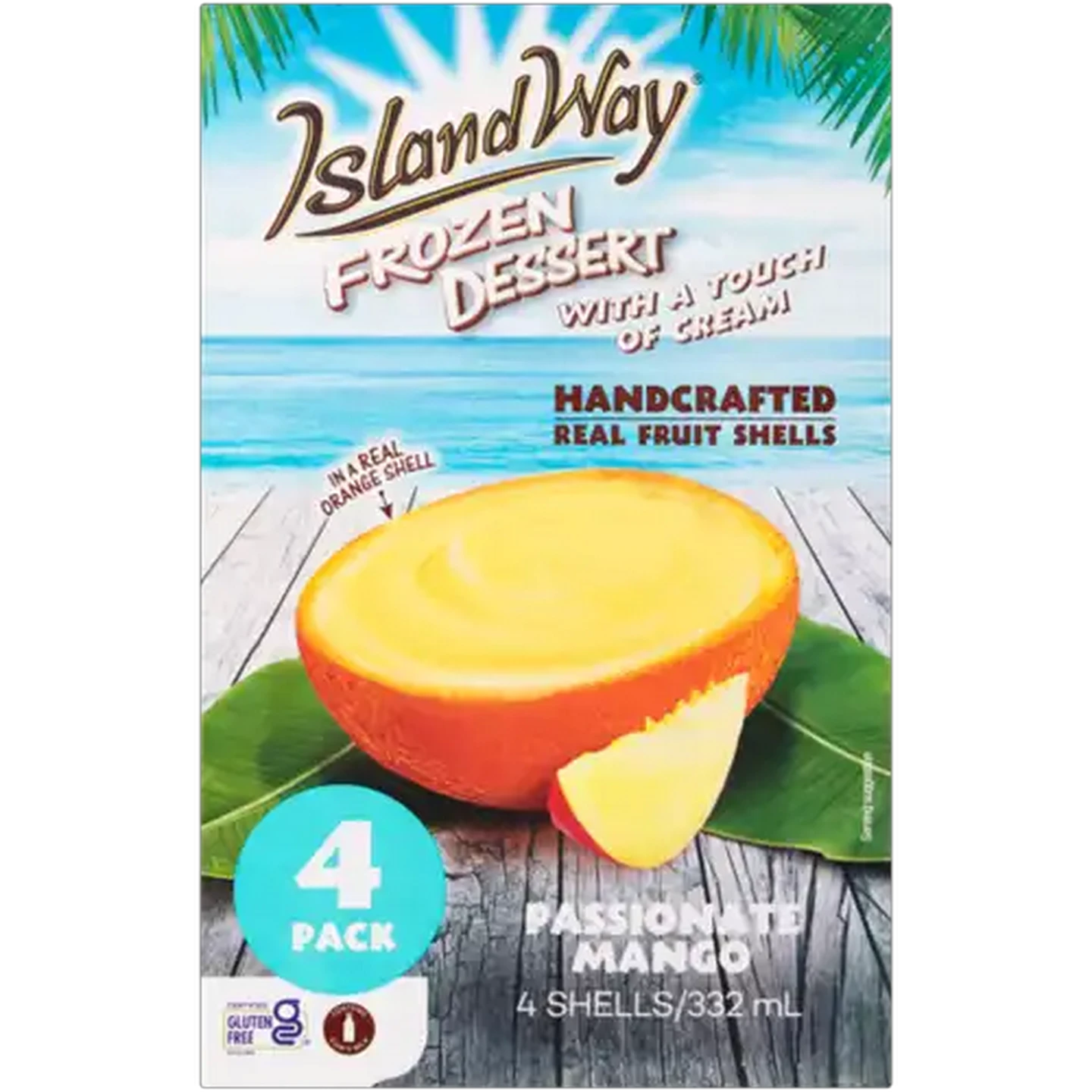 Image of Island Way Passionate Mango Frozen Dessert 4 Pack