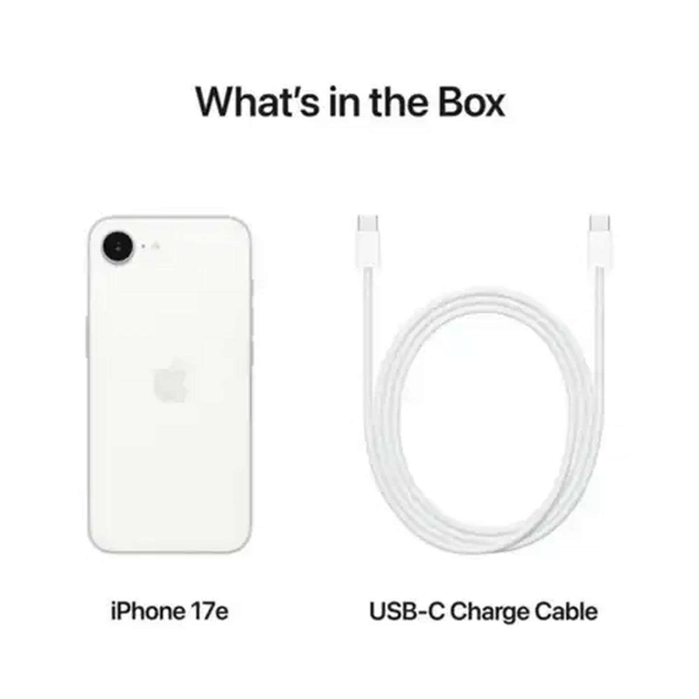 Image of iPhone 17e (256GB, White)