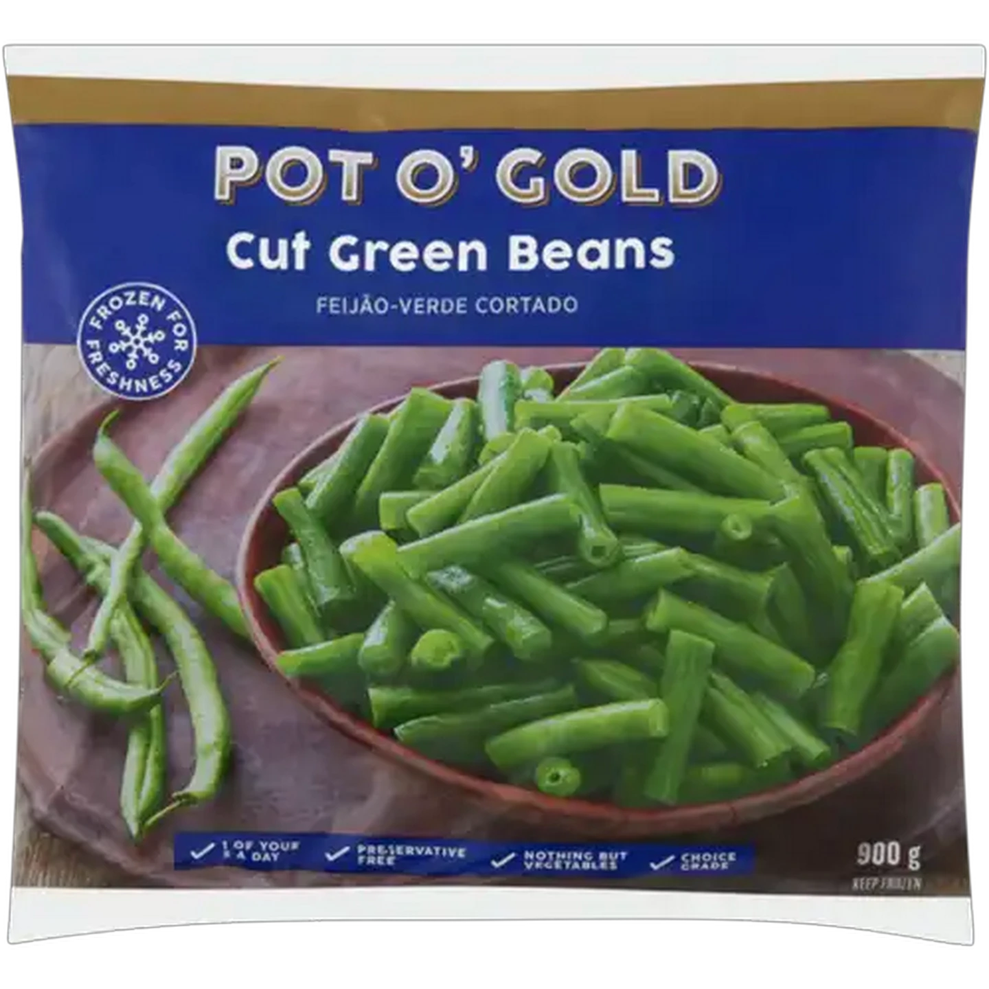 Image of Pot O' Gold Frozen Cut Green Beans 900g