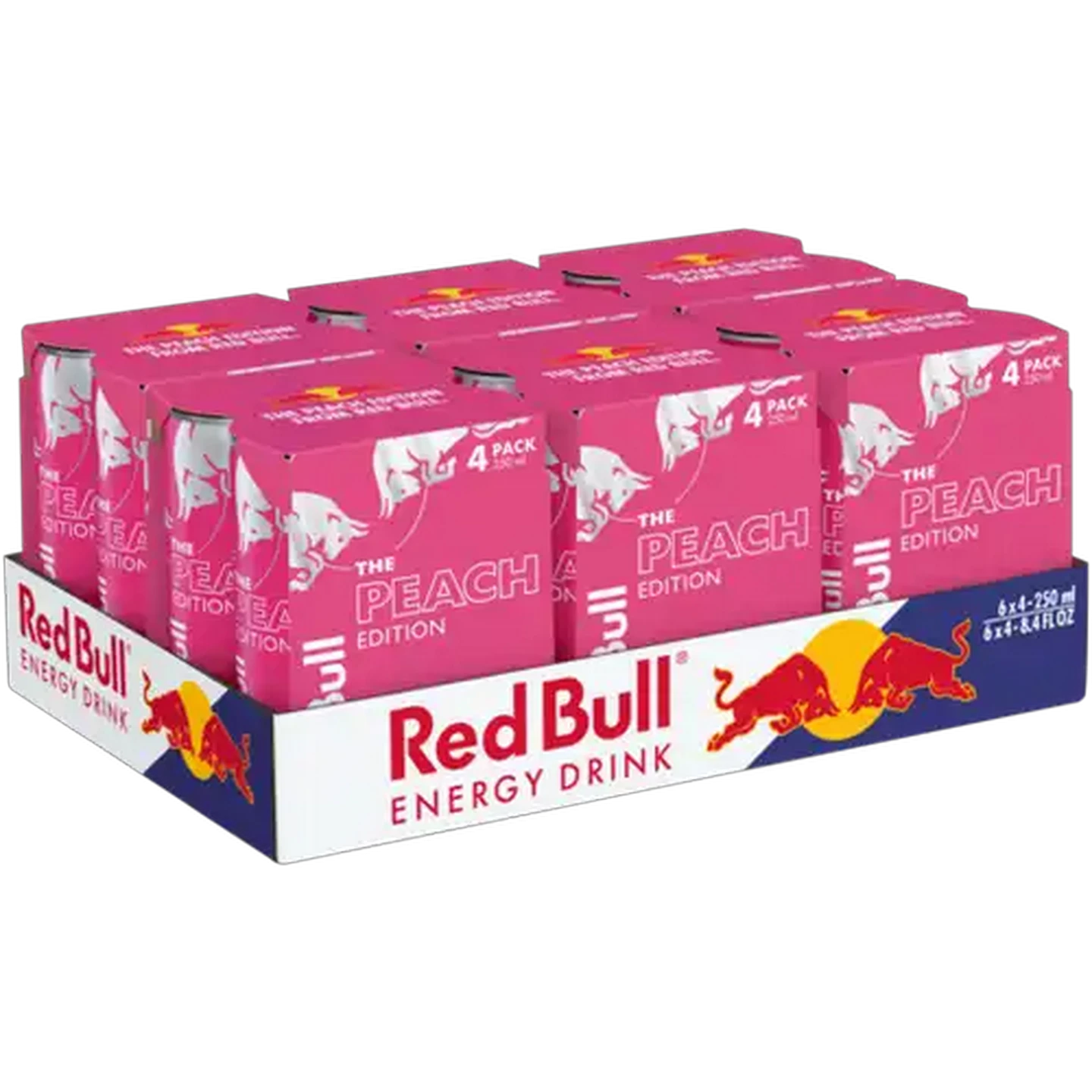 Image of Red Bull The Peach Edition White Peach Flavour Energy Drink 24 x 250ml