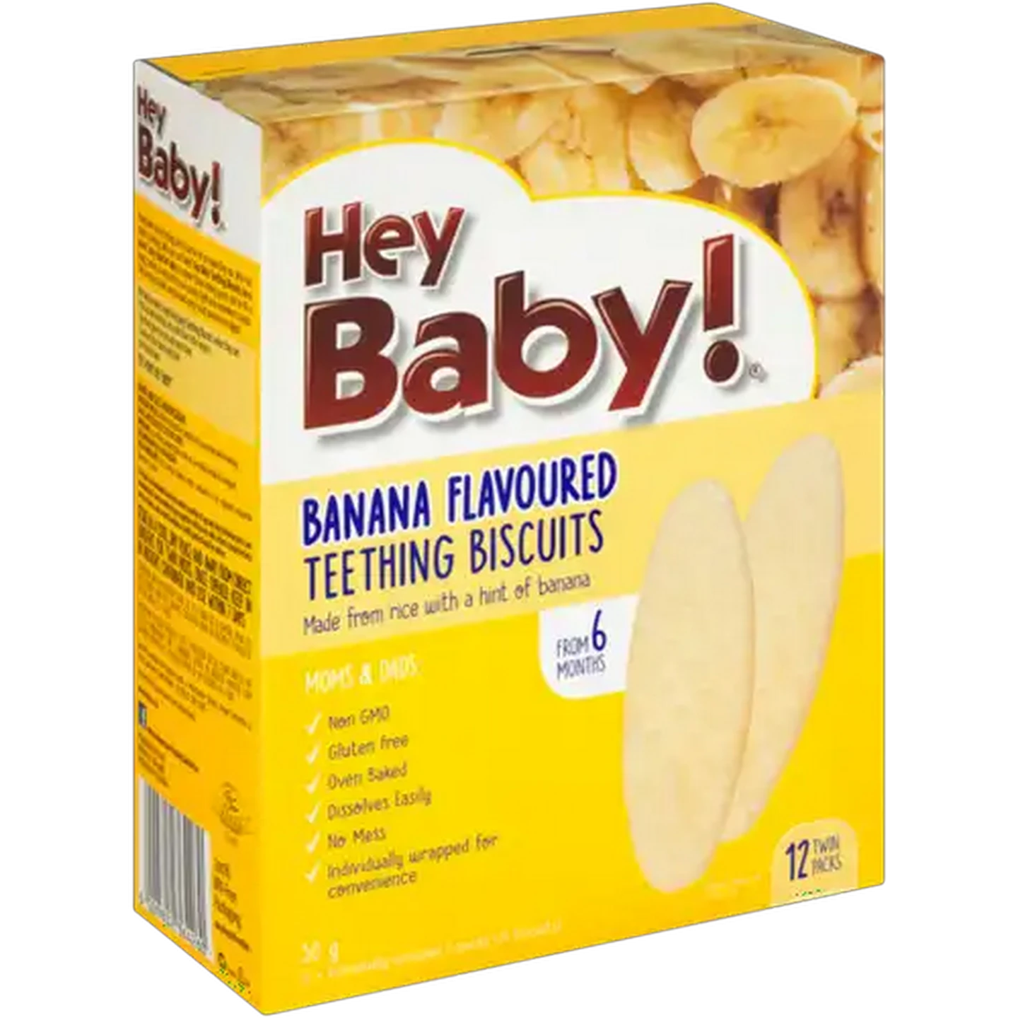 Checkers Sixty60 | Hey Baby! Banana Flavoured Teething Biscuits 50g