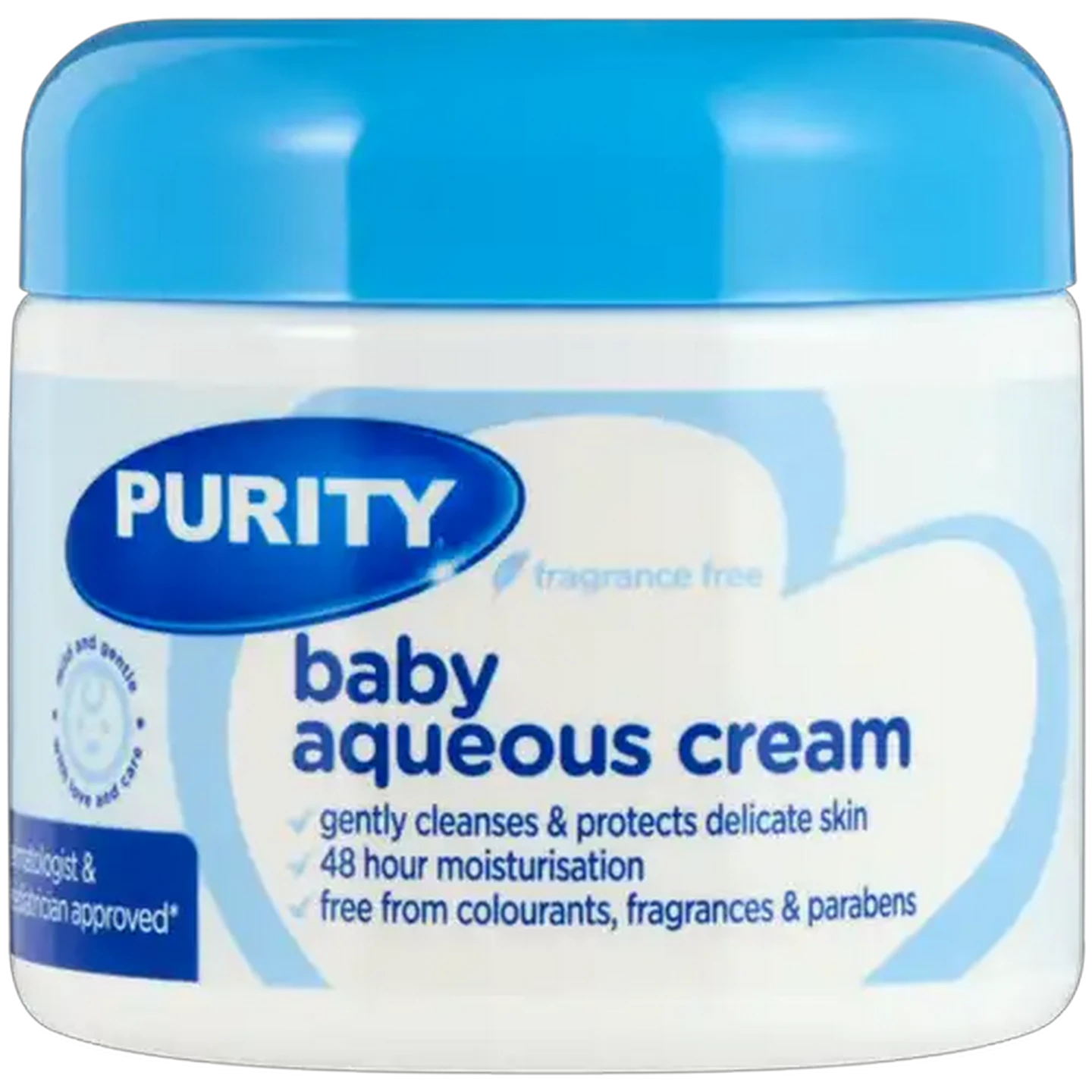 Image of PURITY Fragrance Free Baby Aqueous Cream 325ml