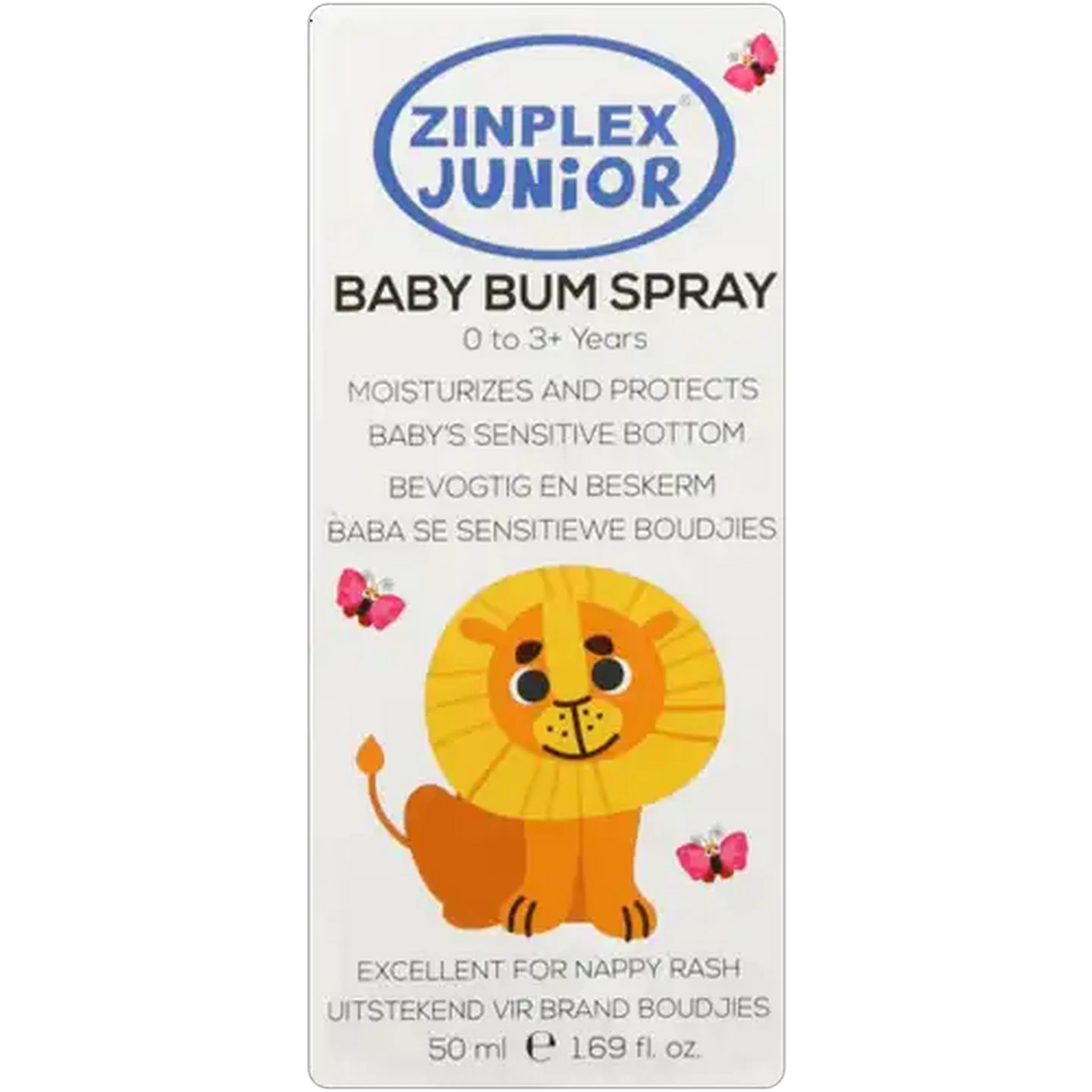 Image of Zinplex Junior Baby Bum Spray 50ml