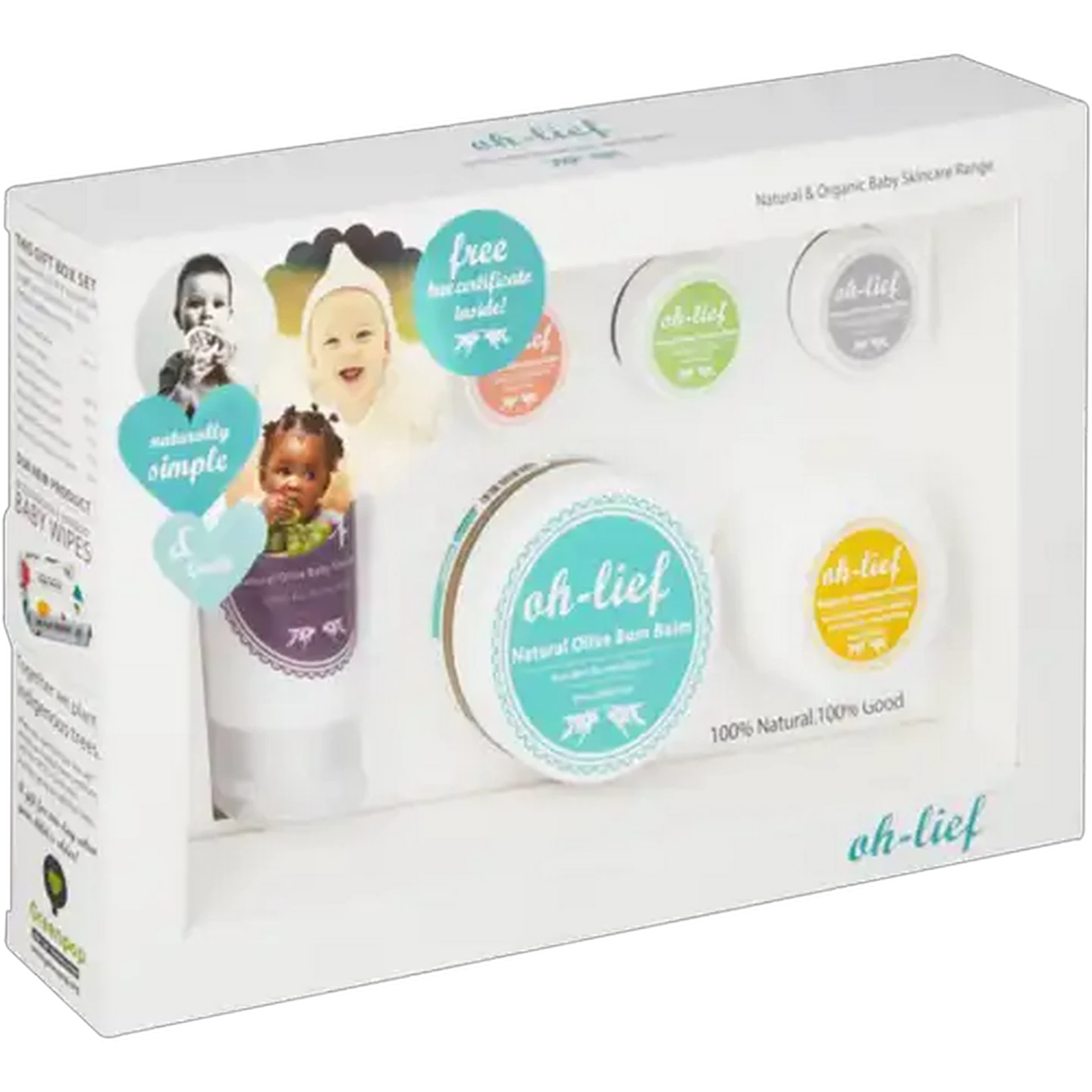 Image of Oh-Lief Natural Baby Skincare Gift Box 6 Piece