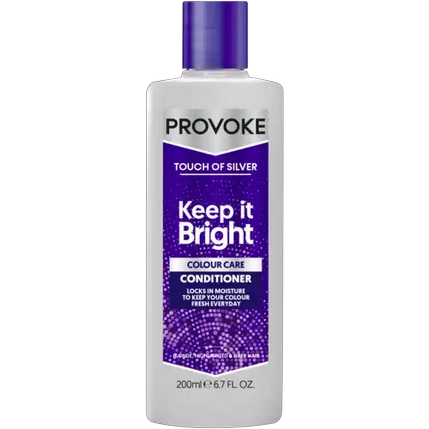 Image of PROVOKE Touch of Silver Keep it Bright Colour Care Conditioner 200ml