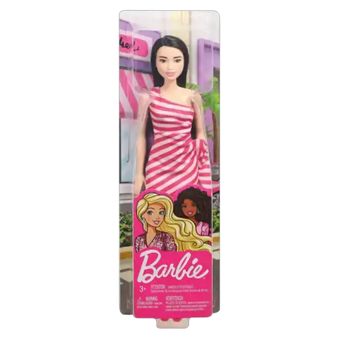 Image of Barbie Dolls in Sparkly Metallic Mini Dresses with Accessories (Type May Vary)