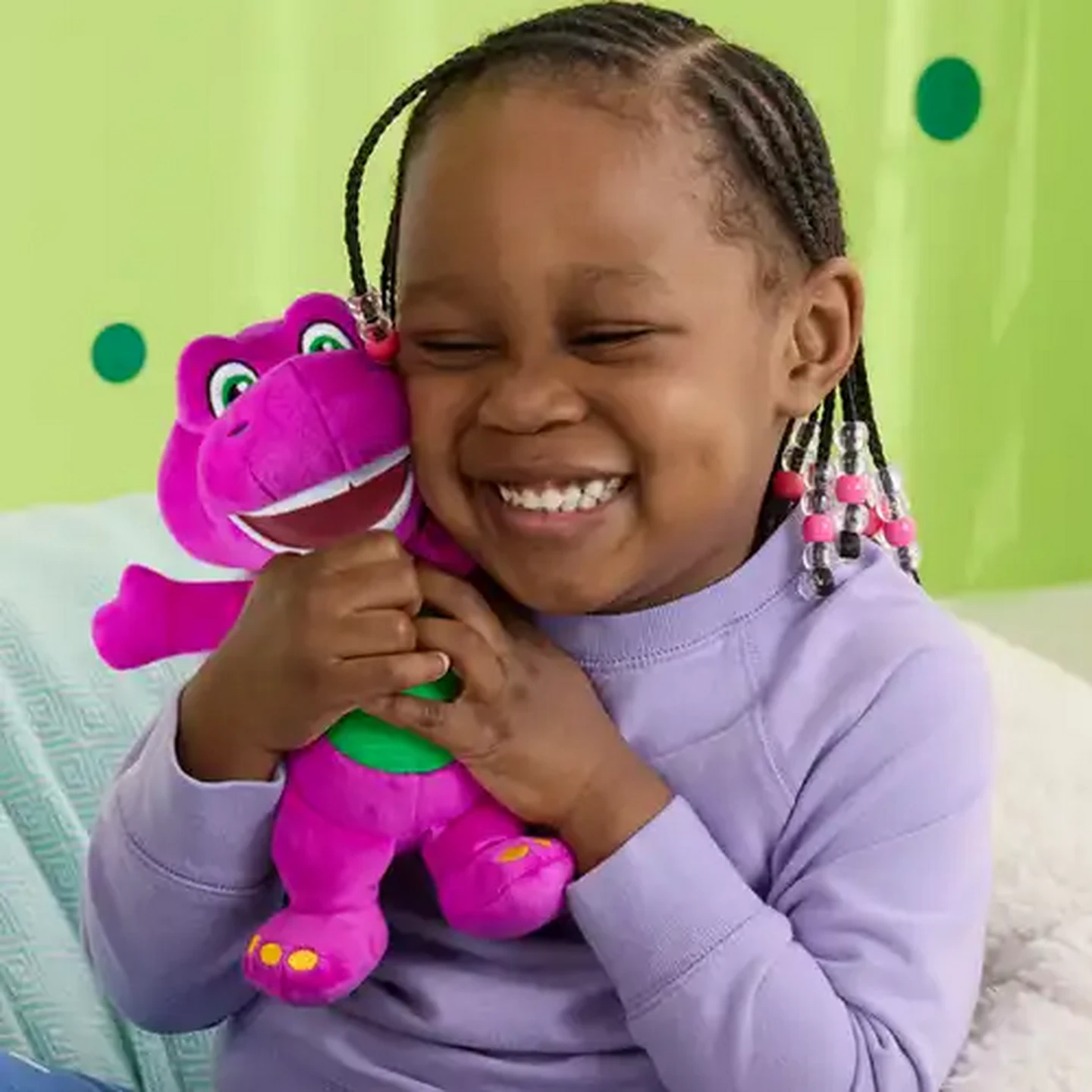 Image of Fisher-Price Barney Plush Toy 2+ Years