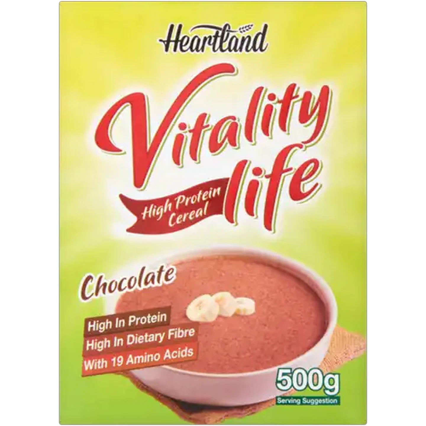 Image of Heartland Vitality Life Chocolate High Protein Cereal 500g