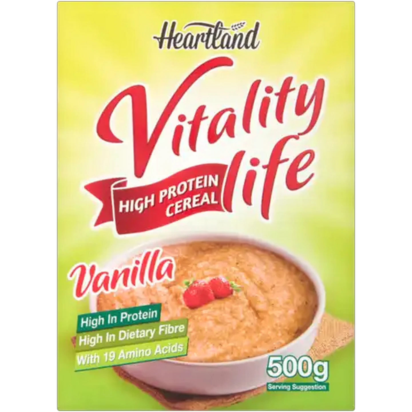 Image of Heartland Vitality Life Vanilla High Protein Cereal 500g