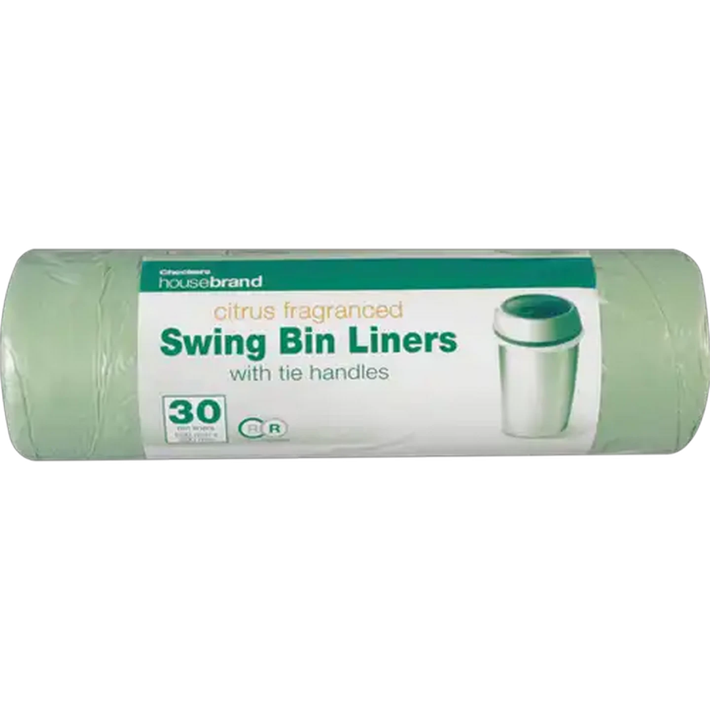 Image of Checkers Housebrand 30 Pack Citrus Swing Bin Liners 600mm x 800mm