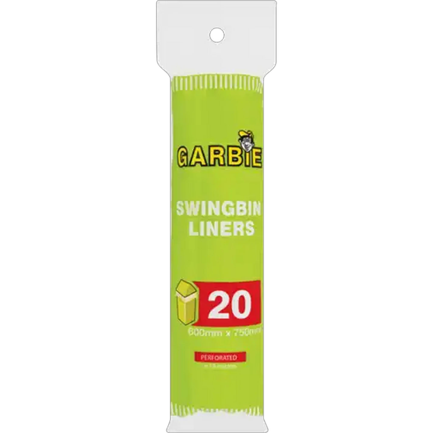 Image of Garbie 20 Pack Swing Bin Liners 600mm x 750mm
