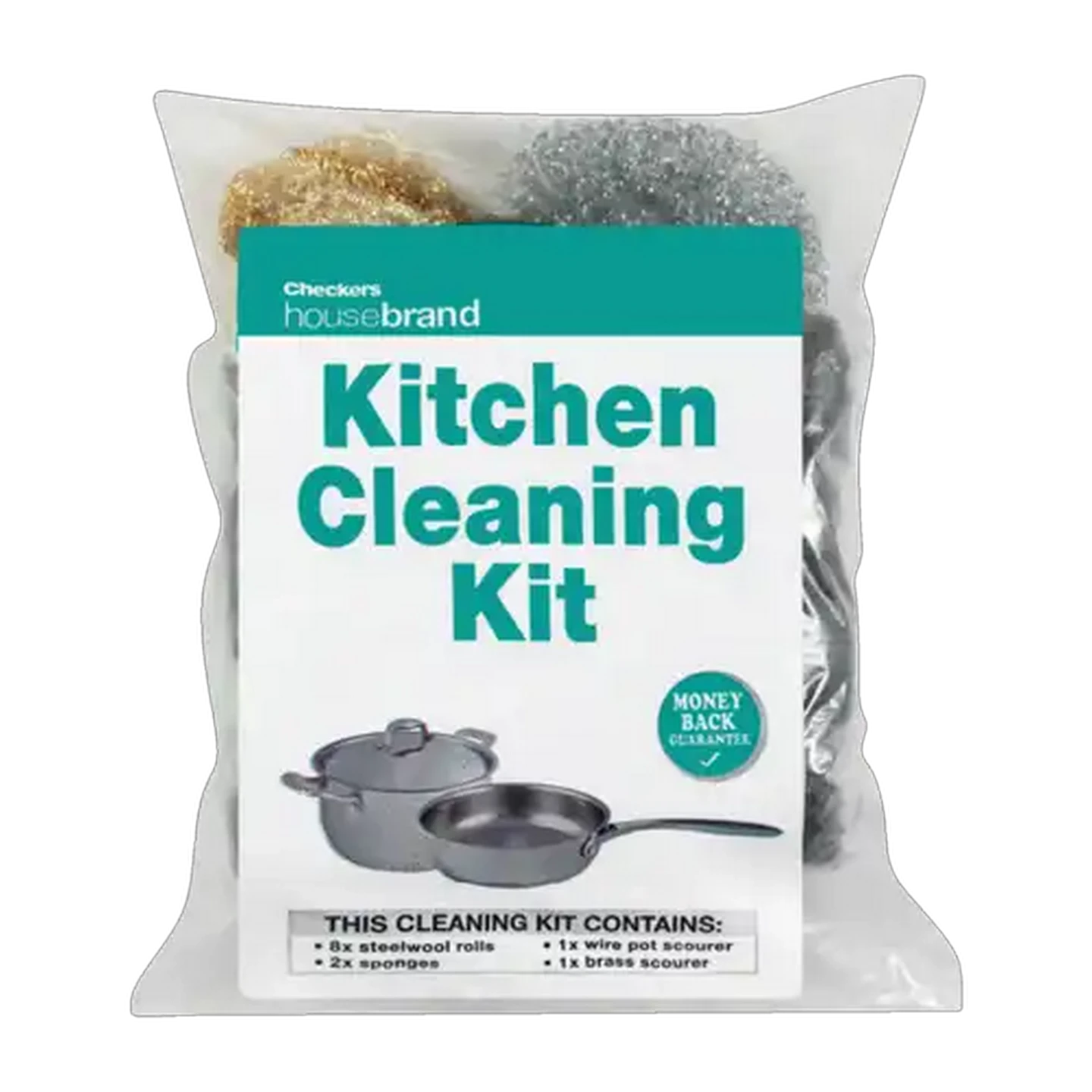 Image of Checkers Housebrand Kitchen Cleaning Kit 12 Piece