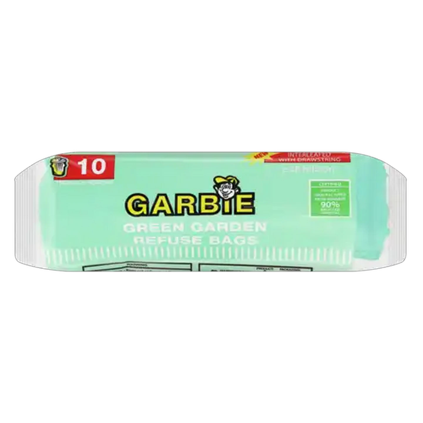 Image of Garbie 10 Pack Green Garden Refuse Bag 750mm x 950mm