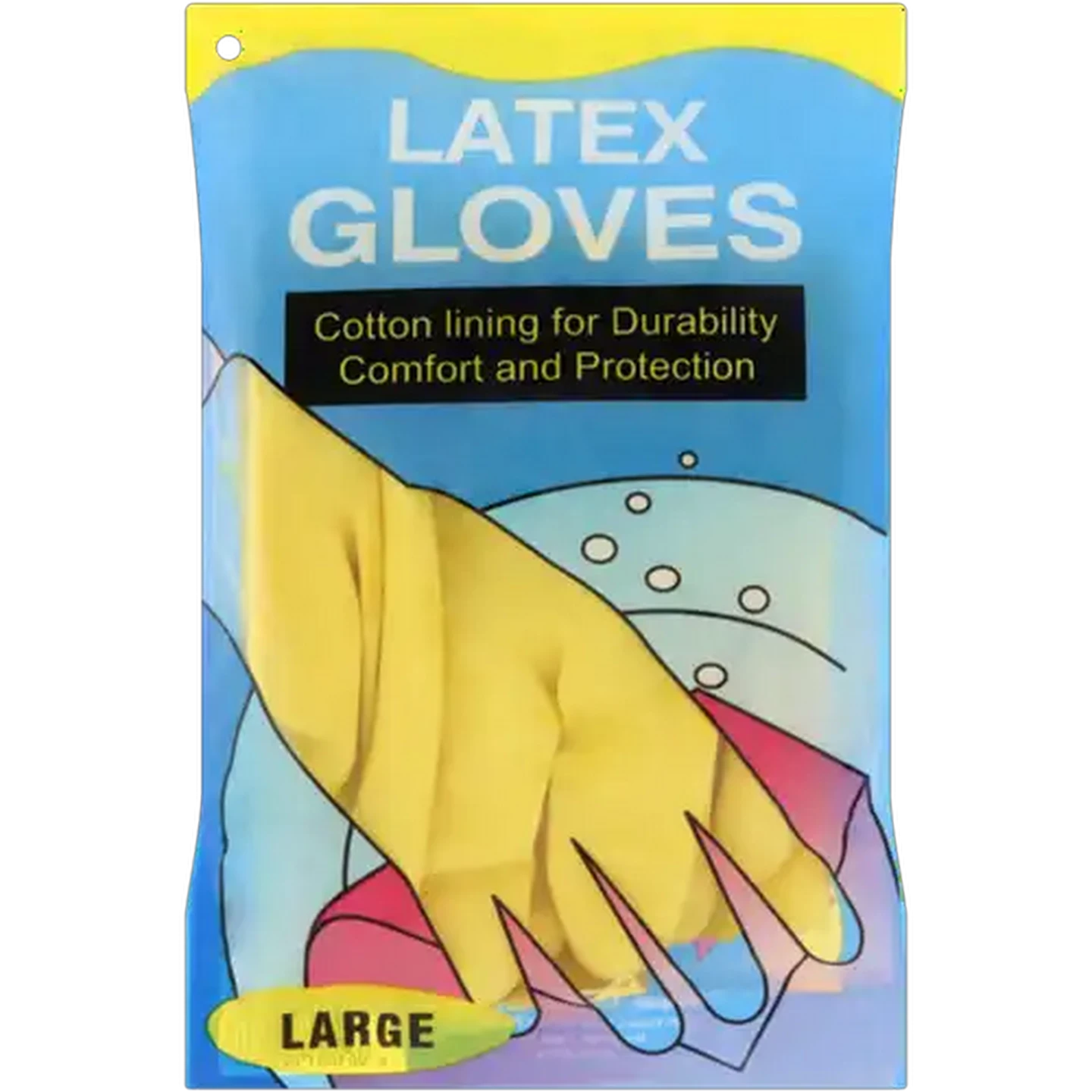 Image of Large Yellow Latex Gloves