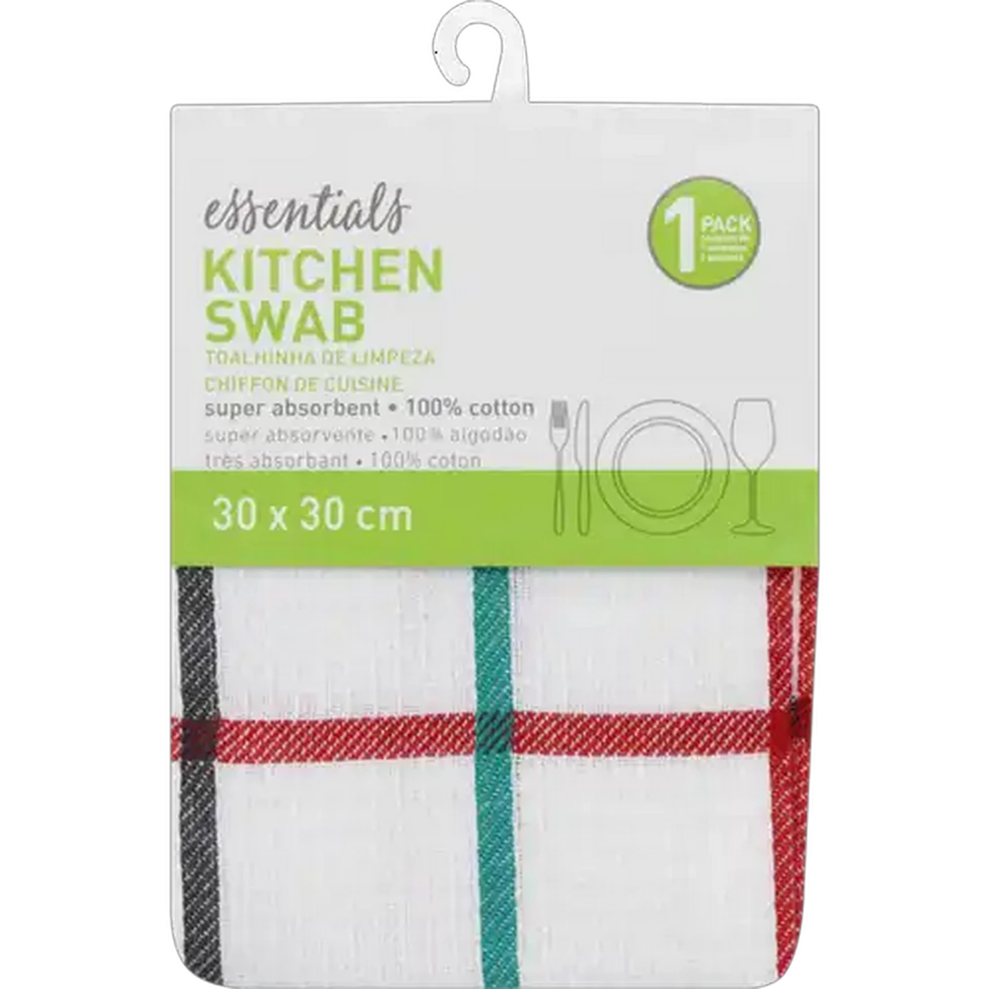 Image of Essentials Single Kitchen Swab 30 x 30cm