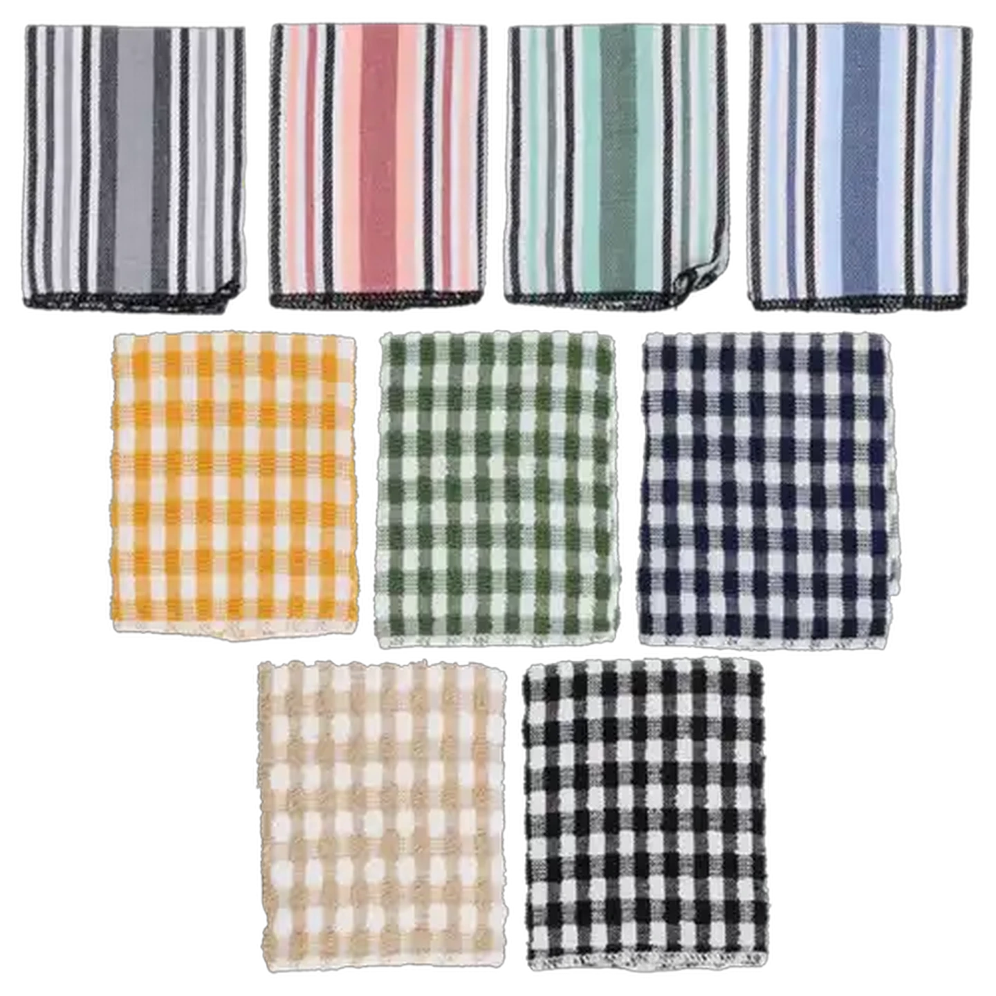Image of Essentials Kitchen Swabs 30x30cm 10-Pack (Colour May Vary)