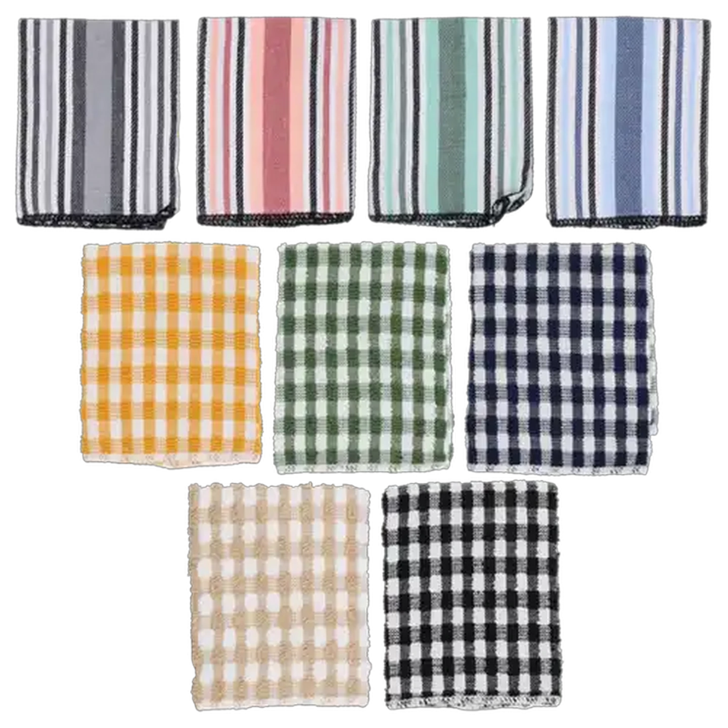 Image of Essentials Kitchen Swabs 30x30cm 10-Pack (Colour May Vary)