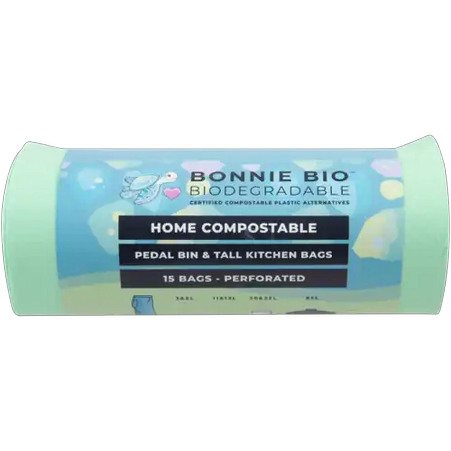 Image of Bonnie Bio Biodegradable Pedal Bin Waste Bags 15 Pack