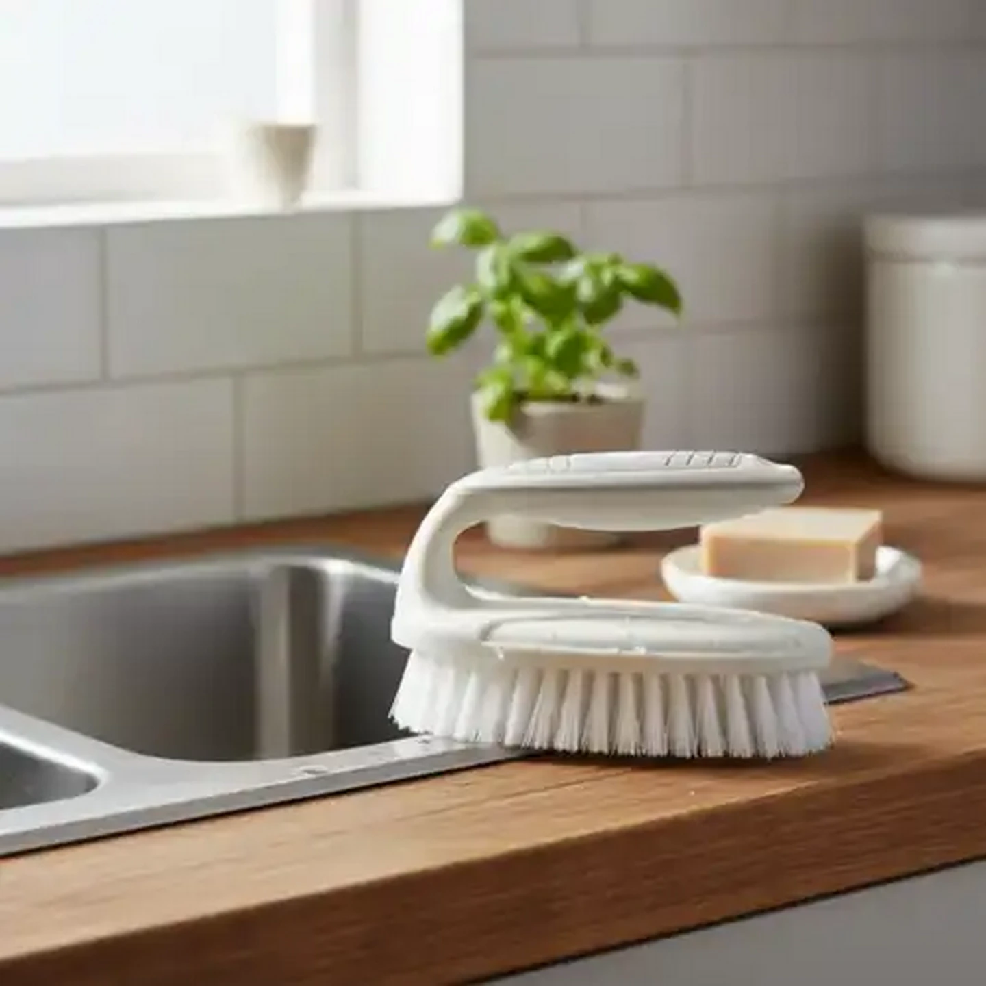 Image of M-Home Grey Scrub Brush