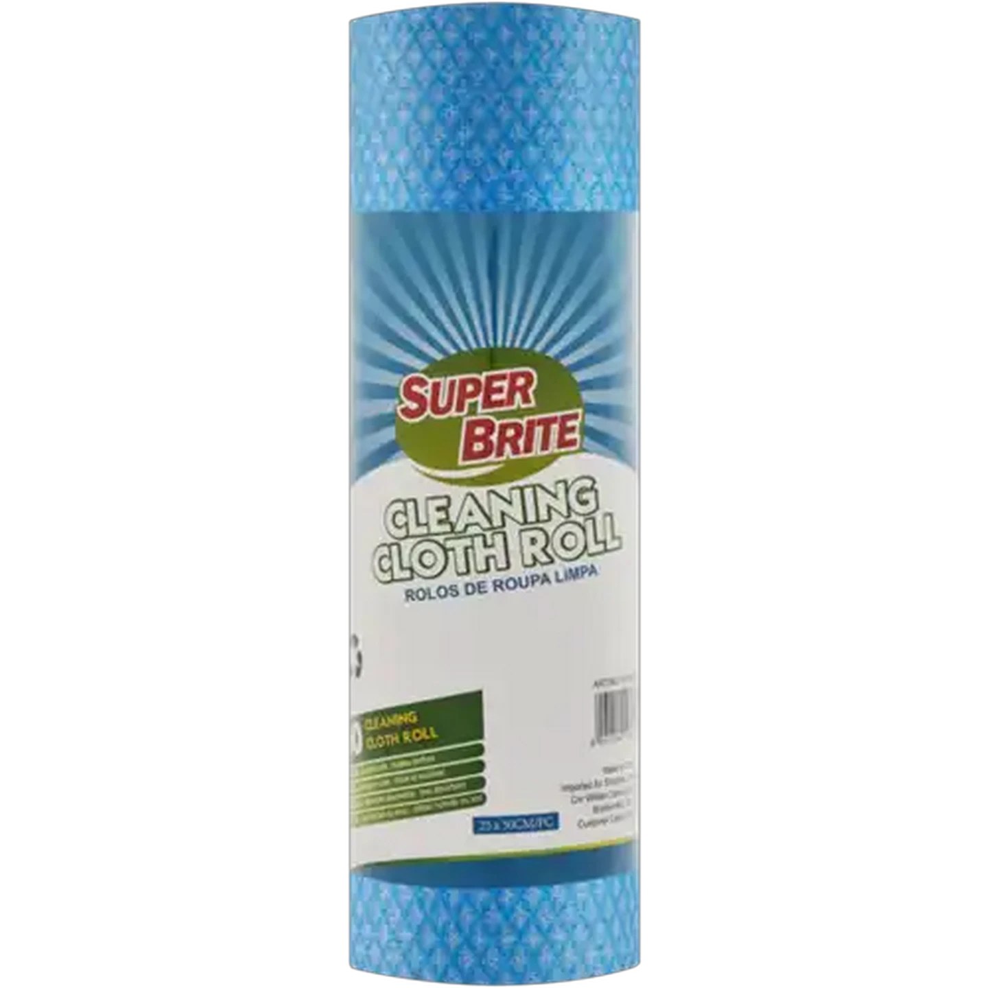 Image of Super Brite Cleaning Cloth Roll (Colour May Vary)