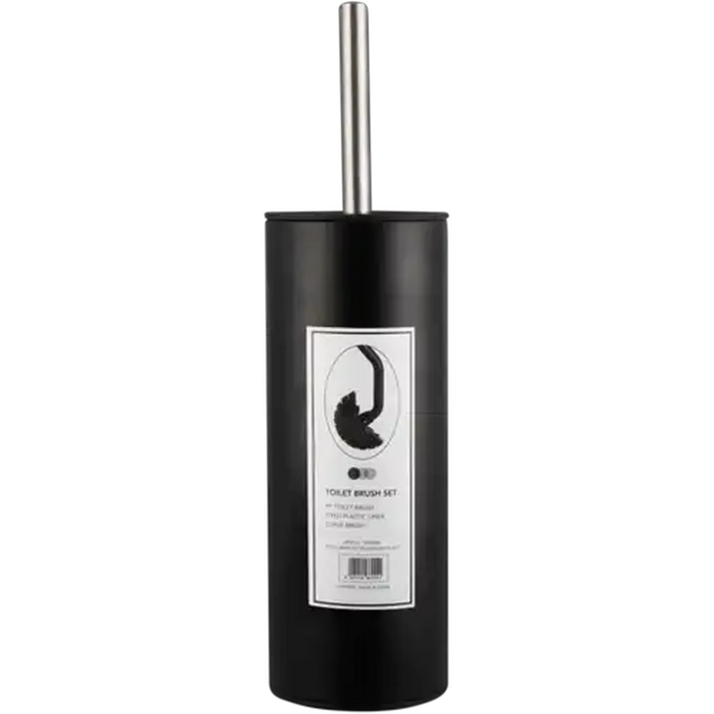 Image of Toilet Brush Set Black and White