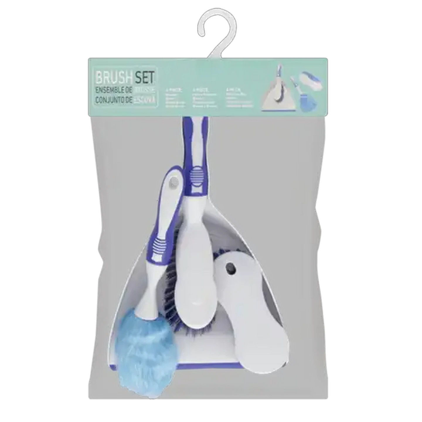 Image of Brush Set 4 Piece (Colour May Vary)