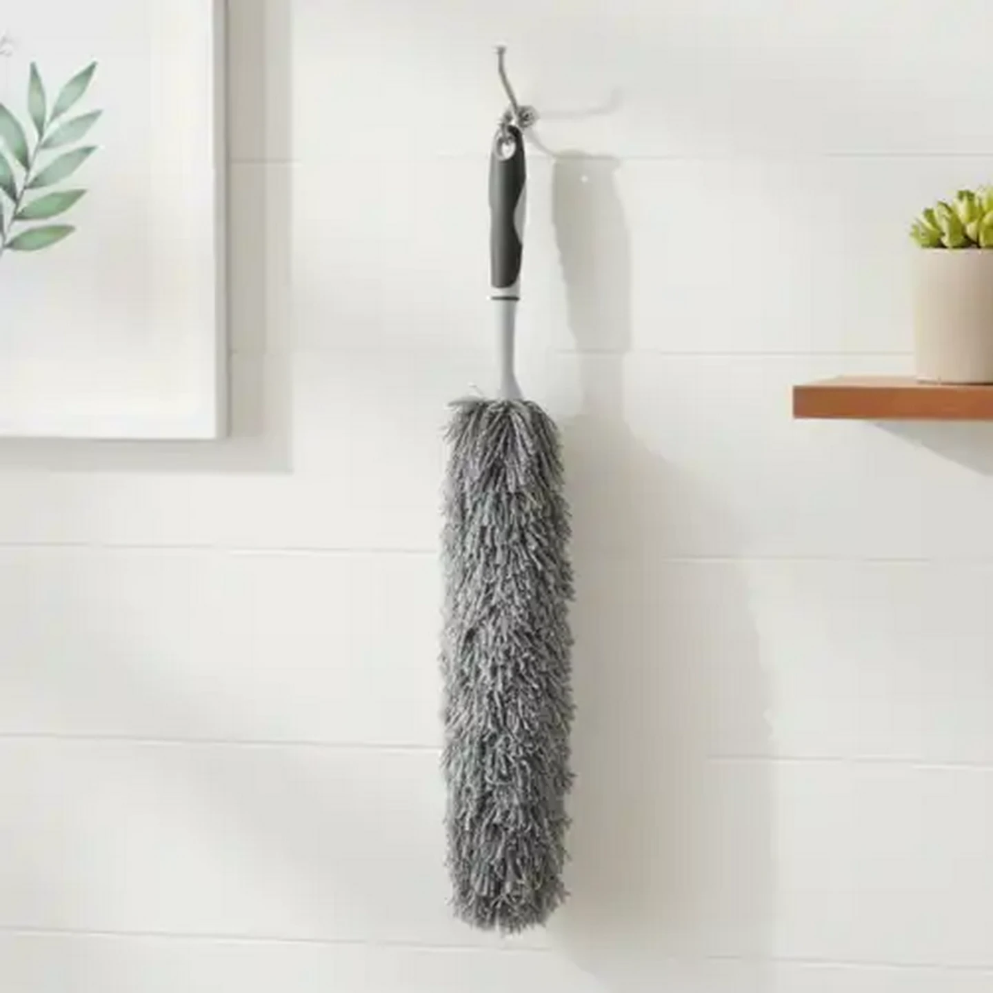 Image of Spotless Tall Grey Microfibre Duster