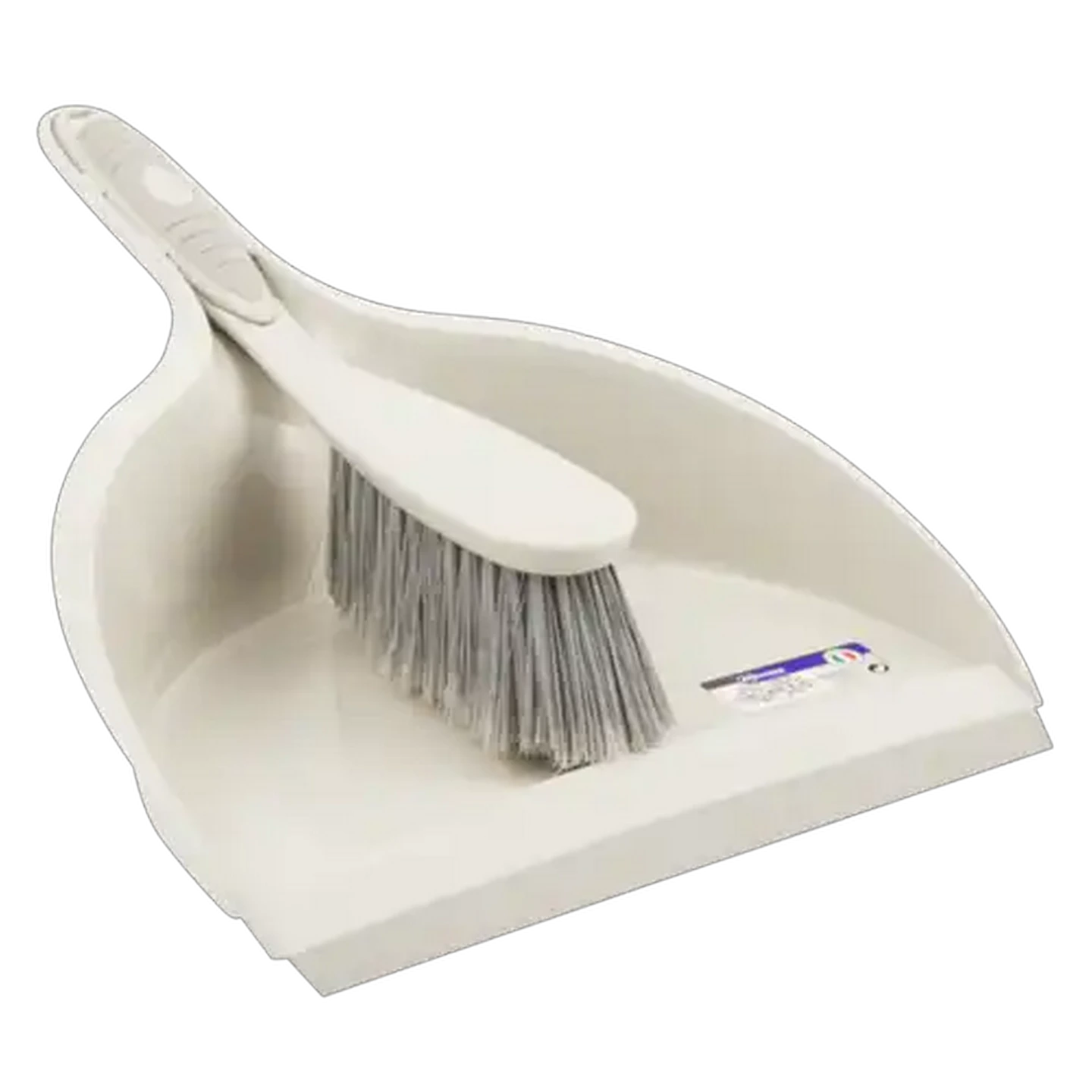 Image of M-Home Grey Dustpan & Brush Set 2-Piece