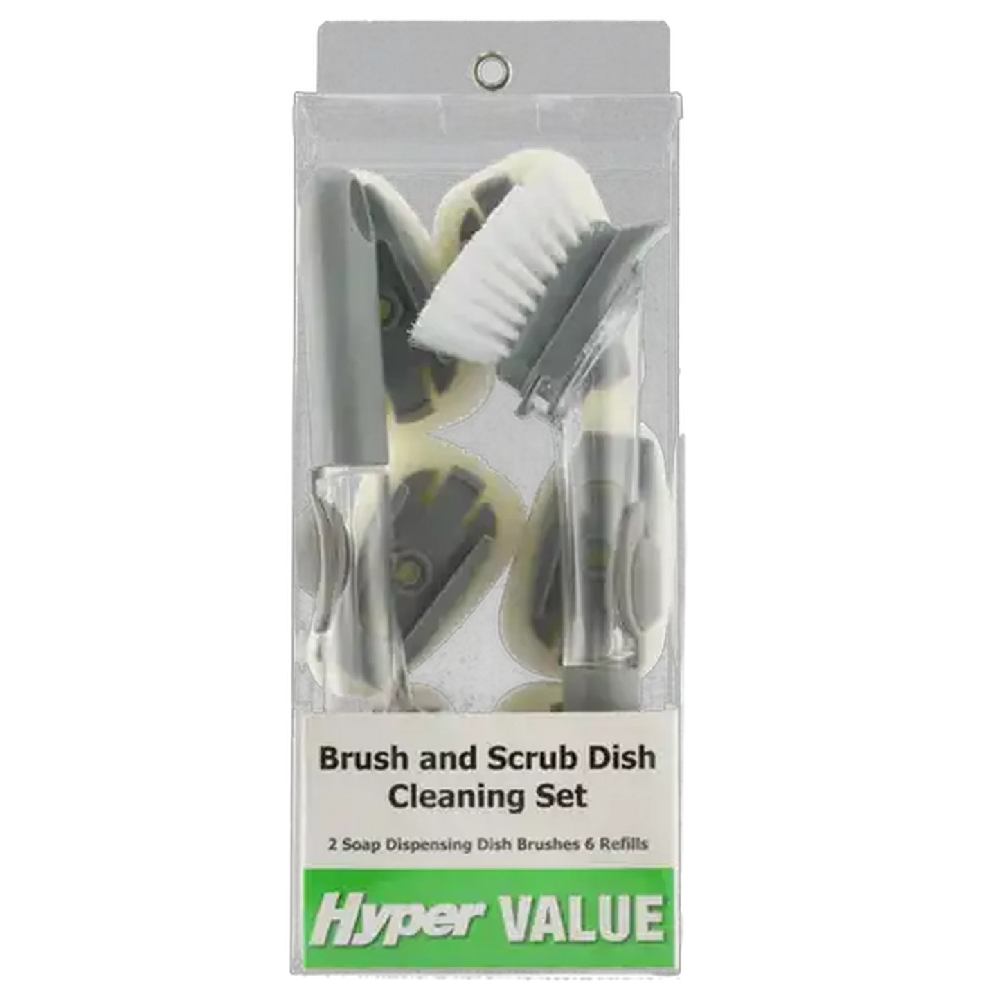 Image of Brush & Scrub Dish Cleaning Set 8 Piece