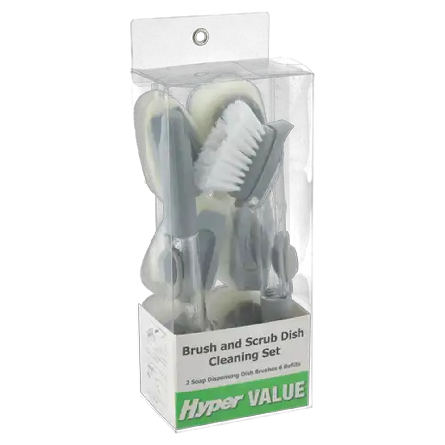 Image of Brush & Scrub Dish Cleaning Set 8 Piece