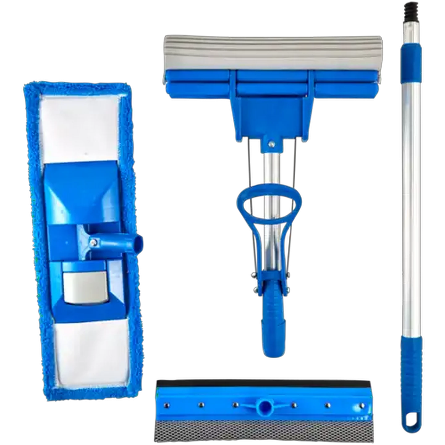 Image of Blue 3 In 1 Deluxe Cleaning Kit 4 Piece