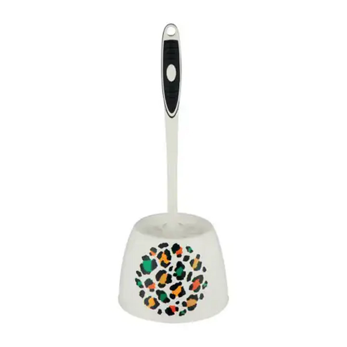 Image of M-Home Leopard Print Toilet Brush Set