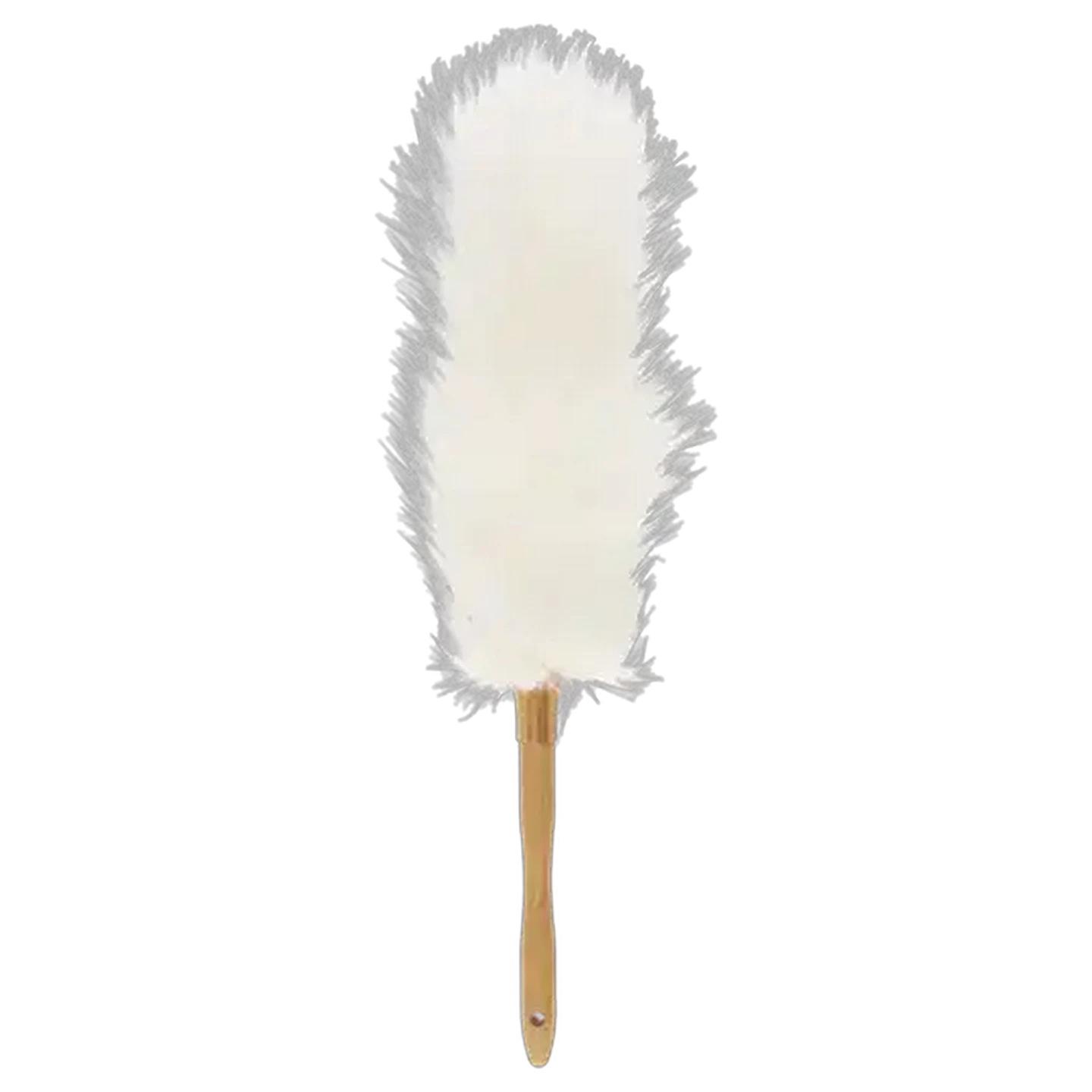 Image of Bamboo White Sheeps Wool Duster