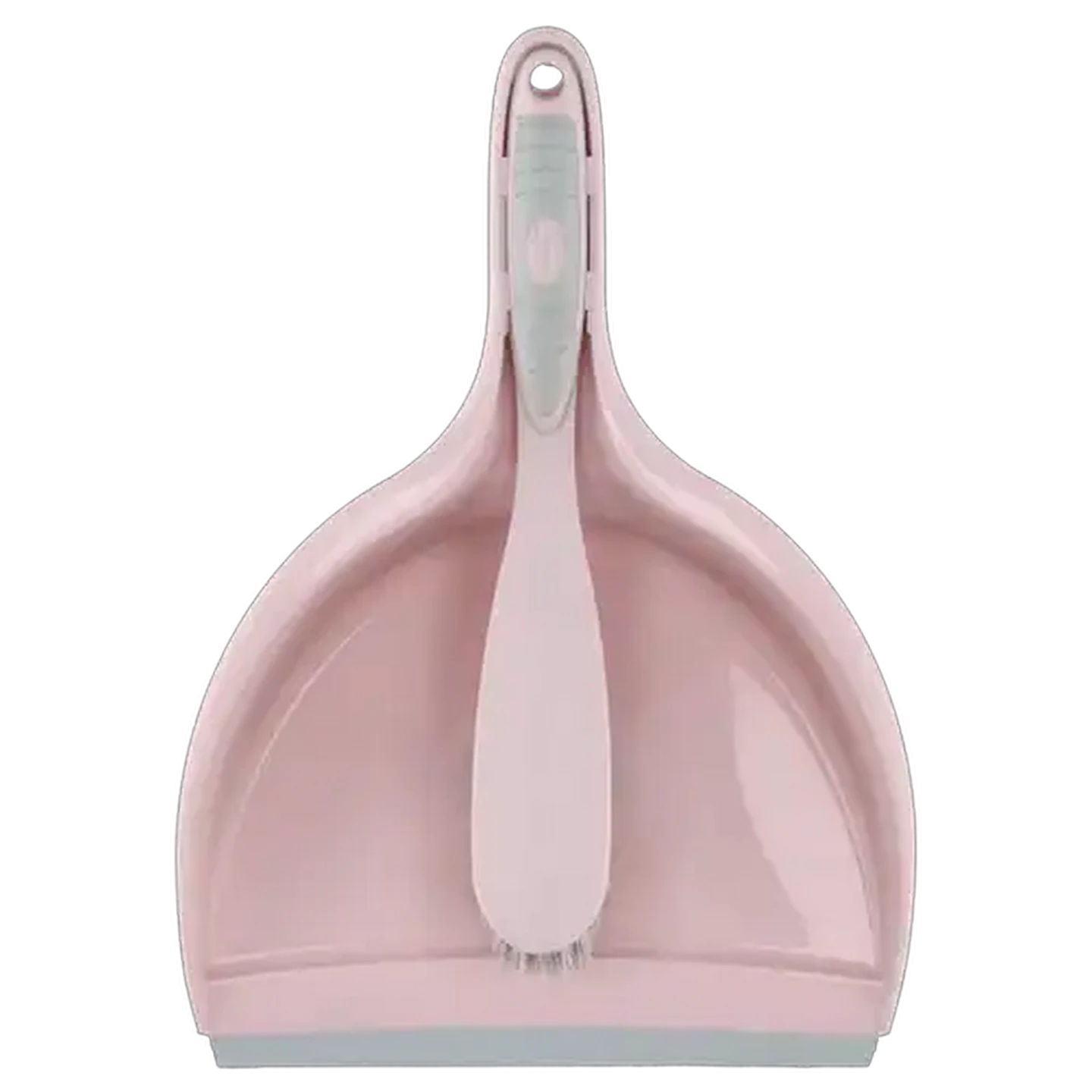 Image of M-Home Deco Pink Colour Dustpan & Brush Set