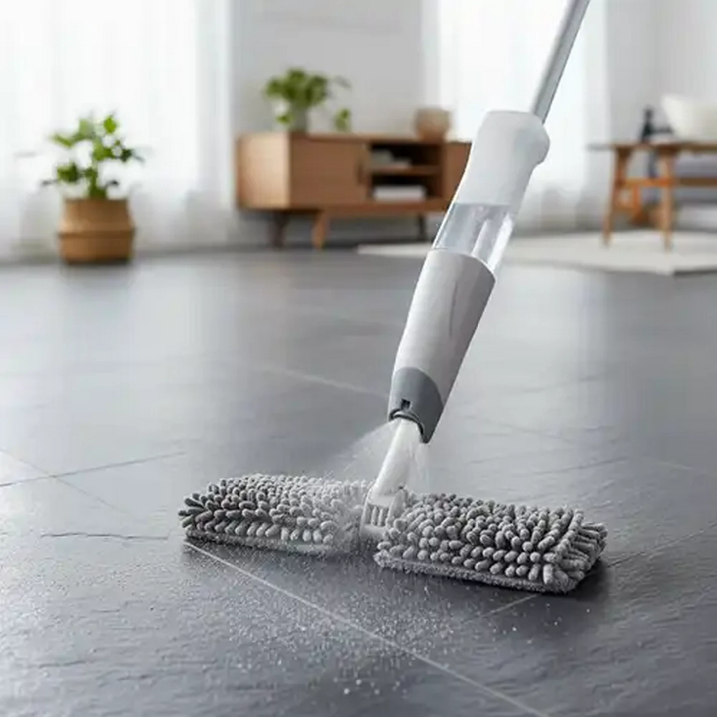 Image of Spotless Grey Double-Sided Spray Mop