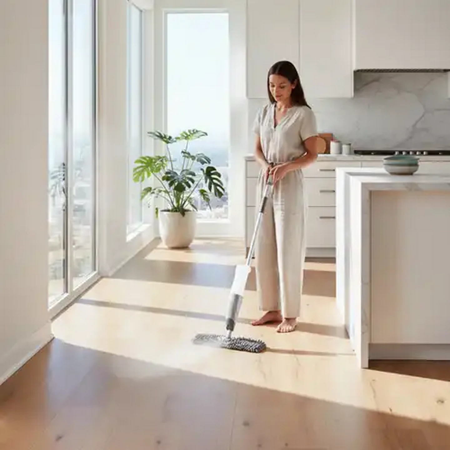 Image of Spotless Grey Double-Sided Spray Mop