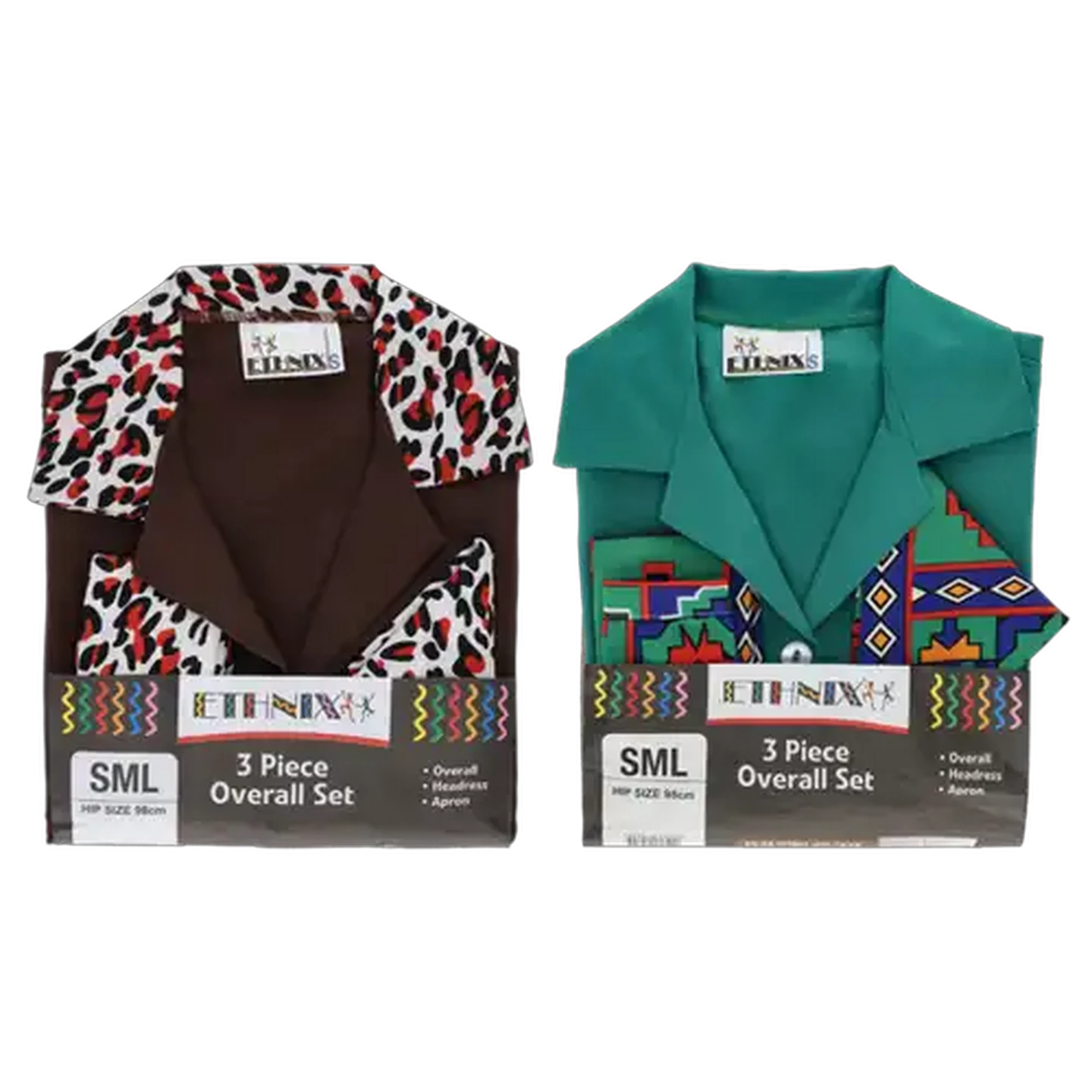 Image of Ethnix Ladies Small Overall Set 3 Piece (Design May Vary)