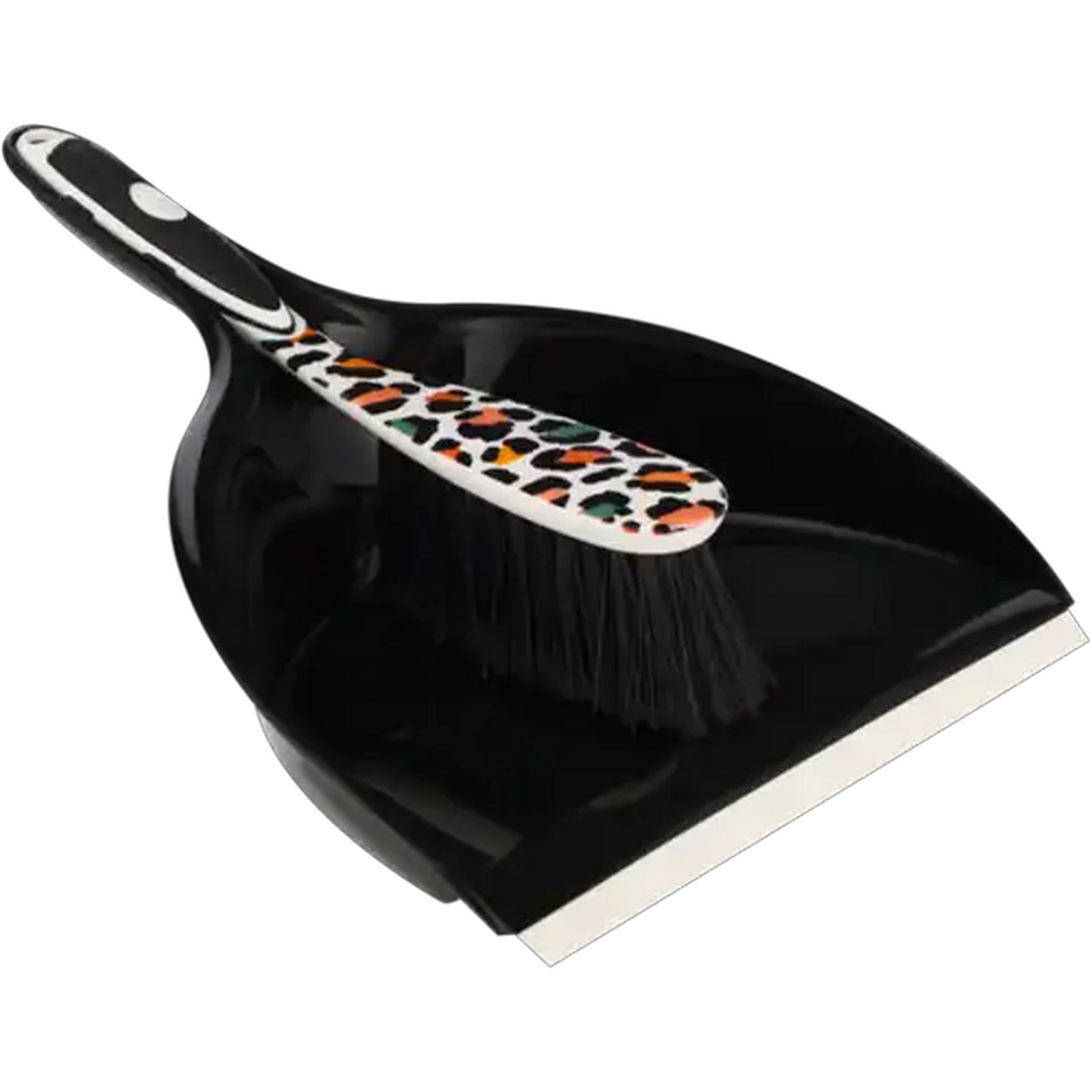 Image of M-Home Leopard Print Hand Brush & Dustpan Set