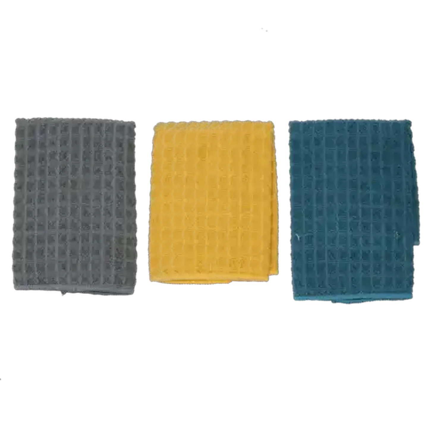 Image of Essentials Microfibre Kitchen Swab 30 x 30cm 3-Pack (Colour May Vary)