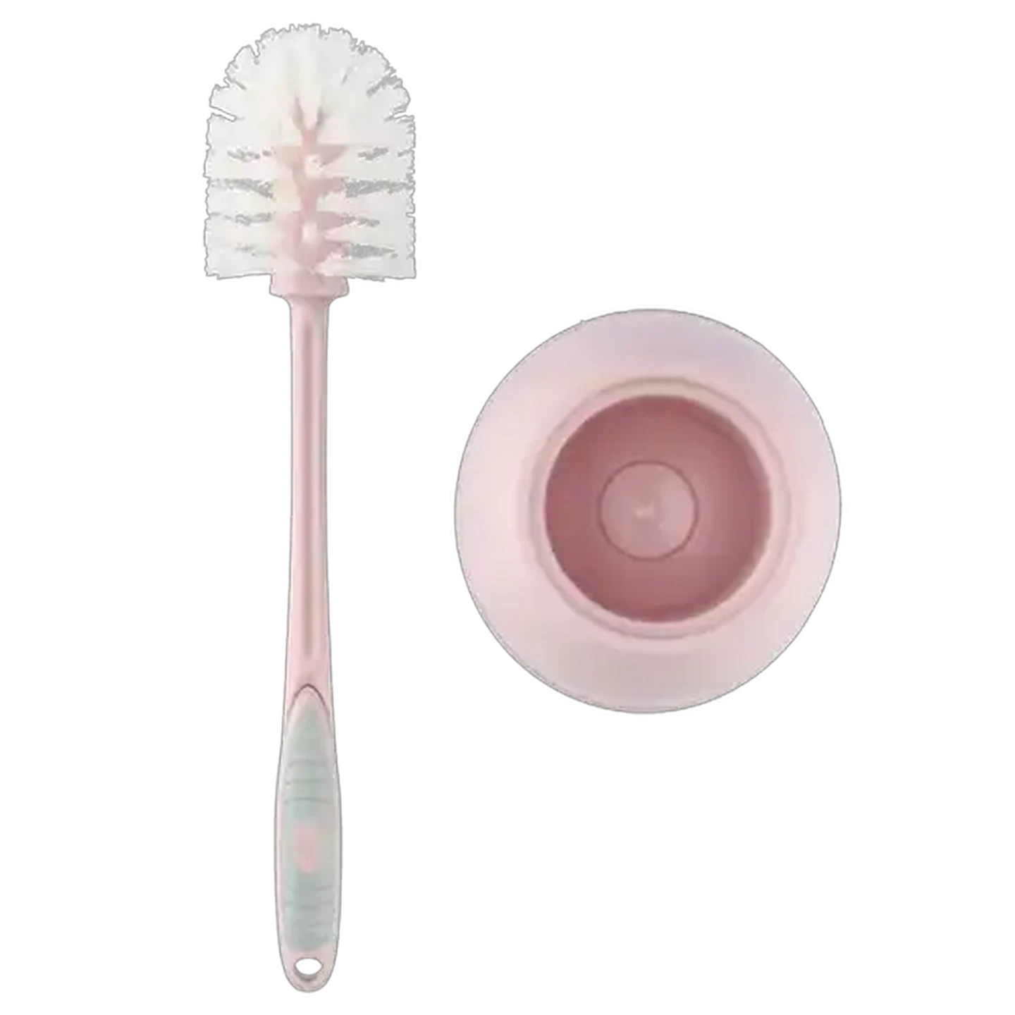Image of M-Home Deco Pink Colour Toilet Brush Set