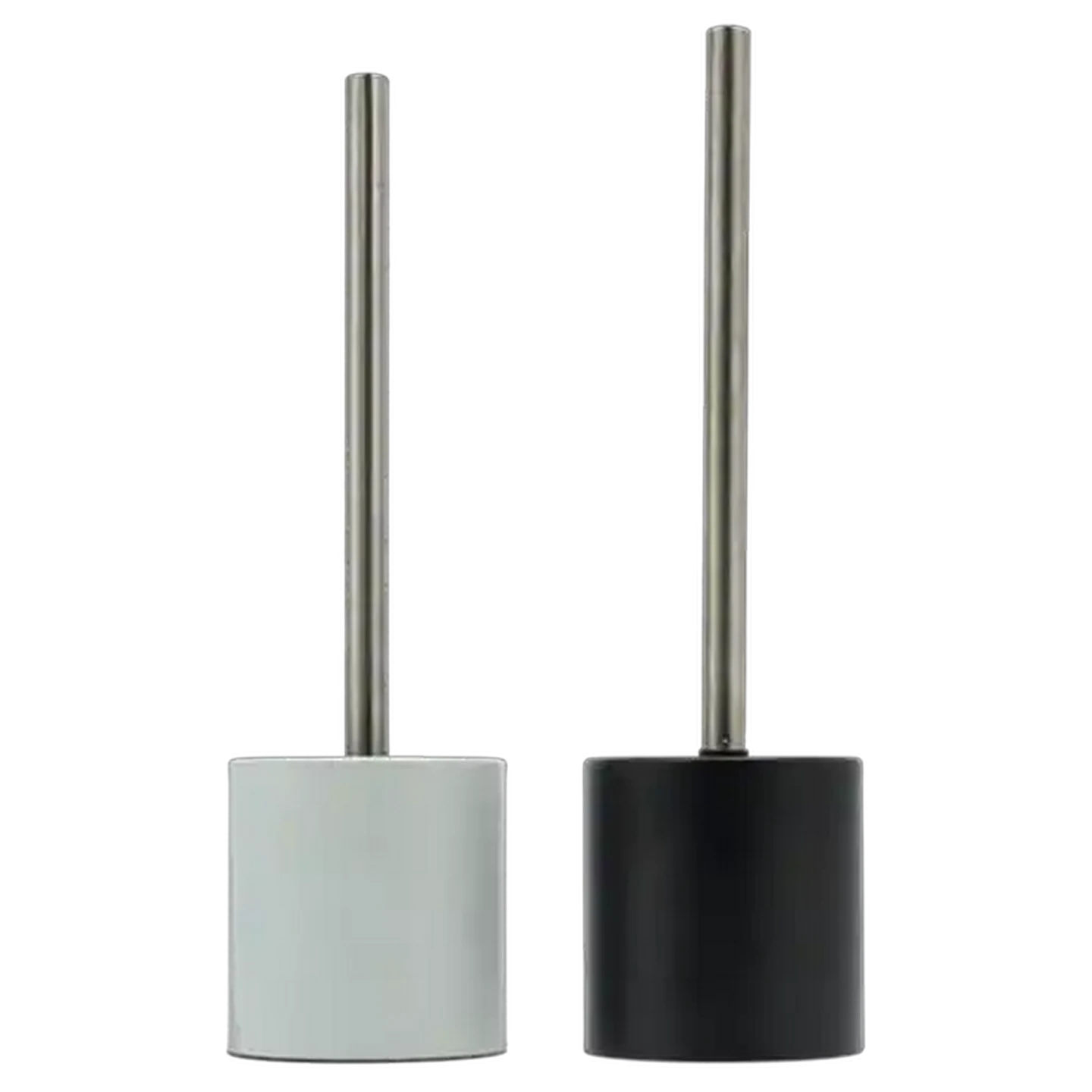 Image of Matte Black or White Toilet Brush Set (Colour May Vary)