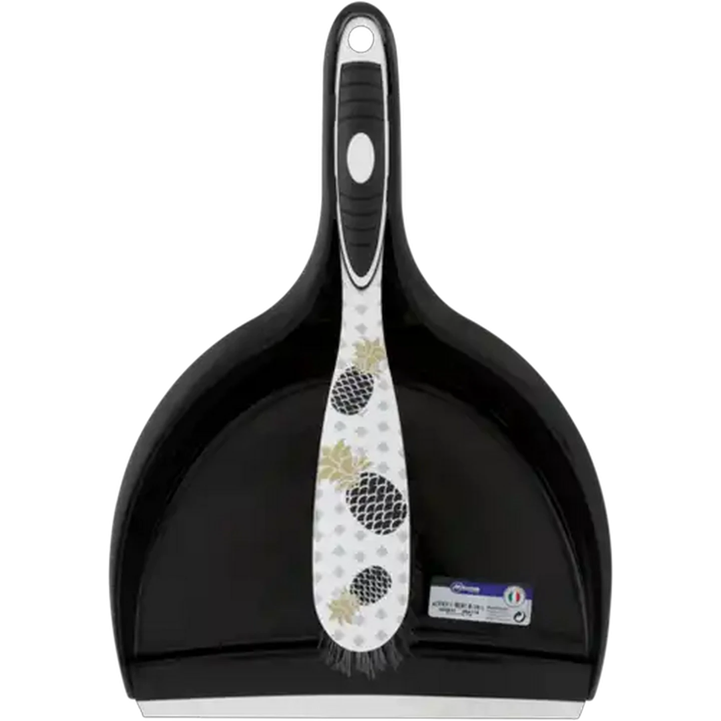 Image of M-Home Patterned Dustpan & Brush Set 2 Piece