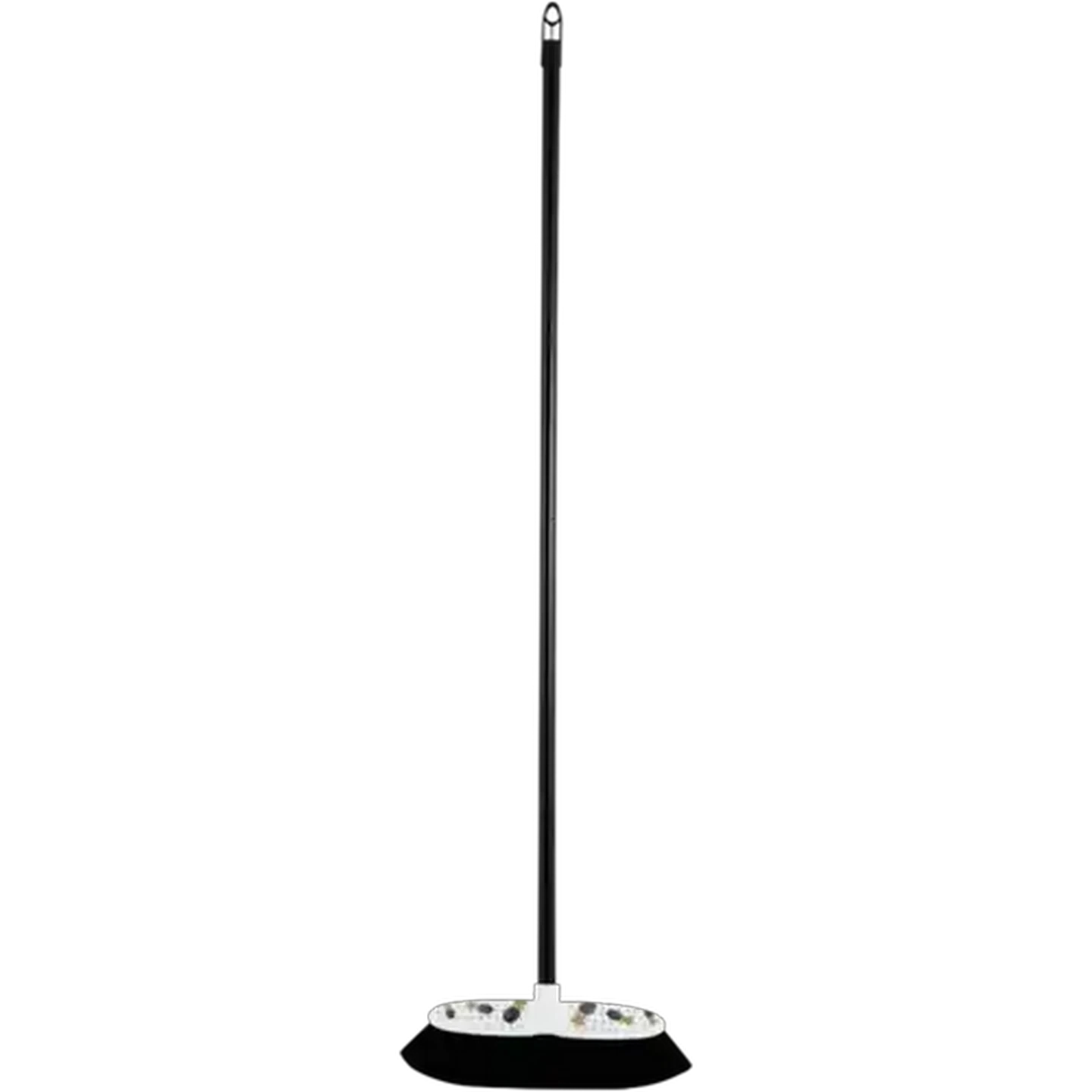 Image of Pineapple Deco Black Soft Bristle Broom