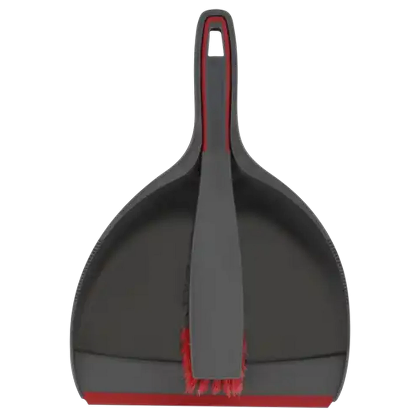 Image of TPR Set Dustpan & Brush Red & Grey