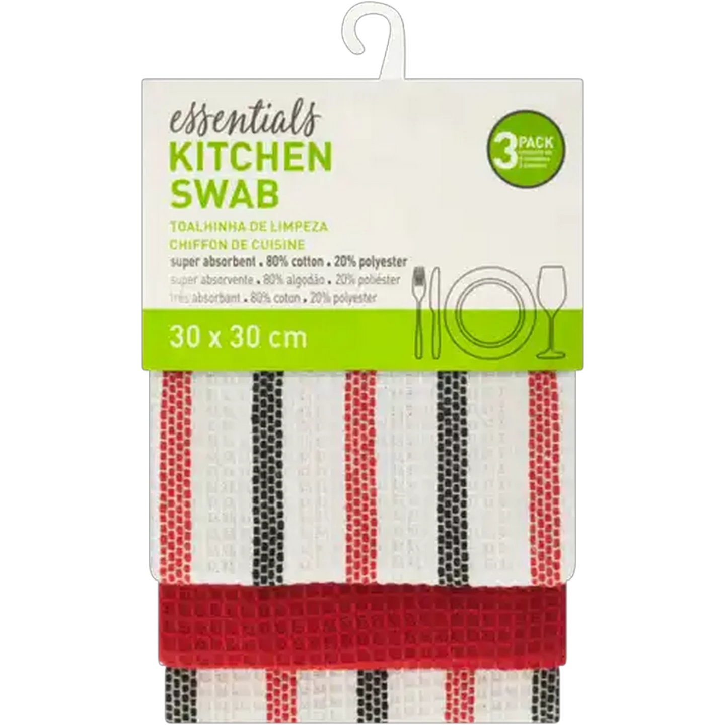 Image of Essentials Kitchen Swabs 3-Pack