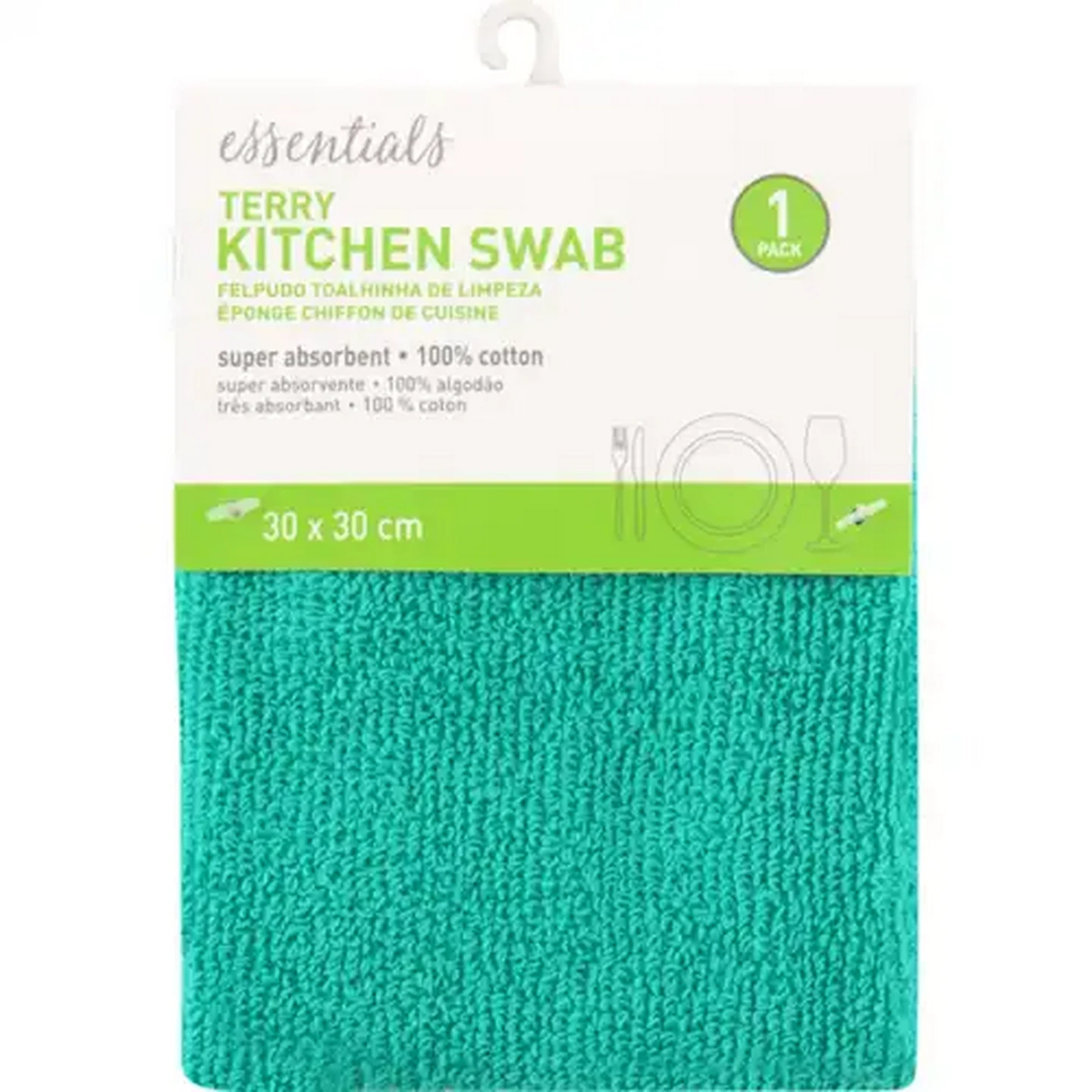 Image of Essentials Terry Kitchen Swab (Colour May Vary)