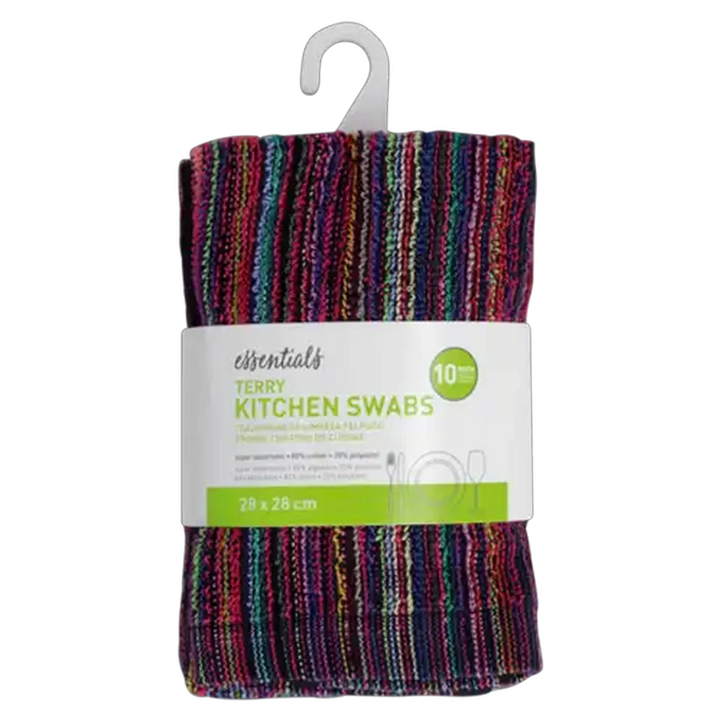 Image of Essentials Terry Kitchen Swabs 10-Pack