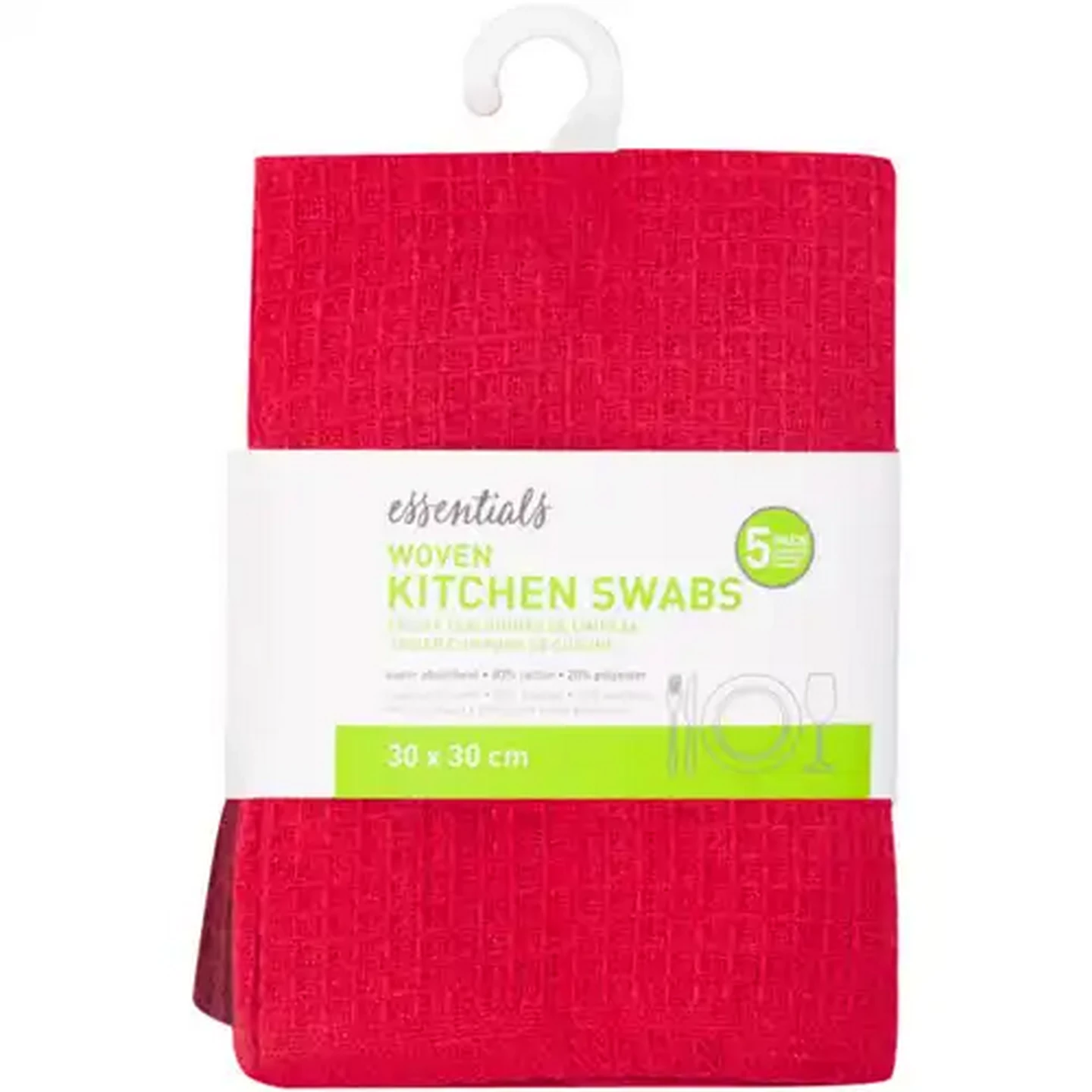 Image of Essentials Woven Kitchen Swabs 5-Pack
